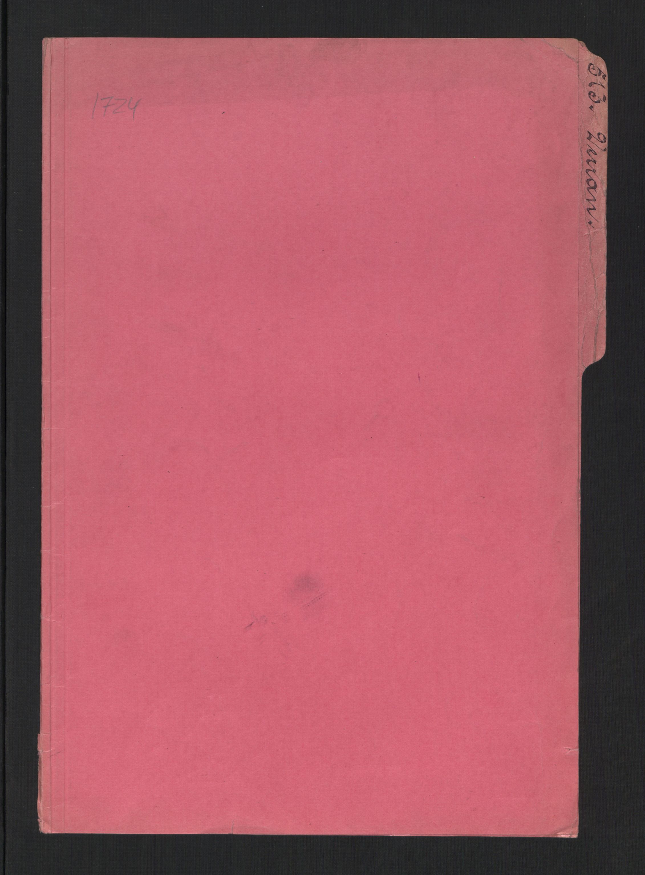 SAT, Folketelling 1920 for 1724 Verran herred, 1920, s. 1
