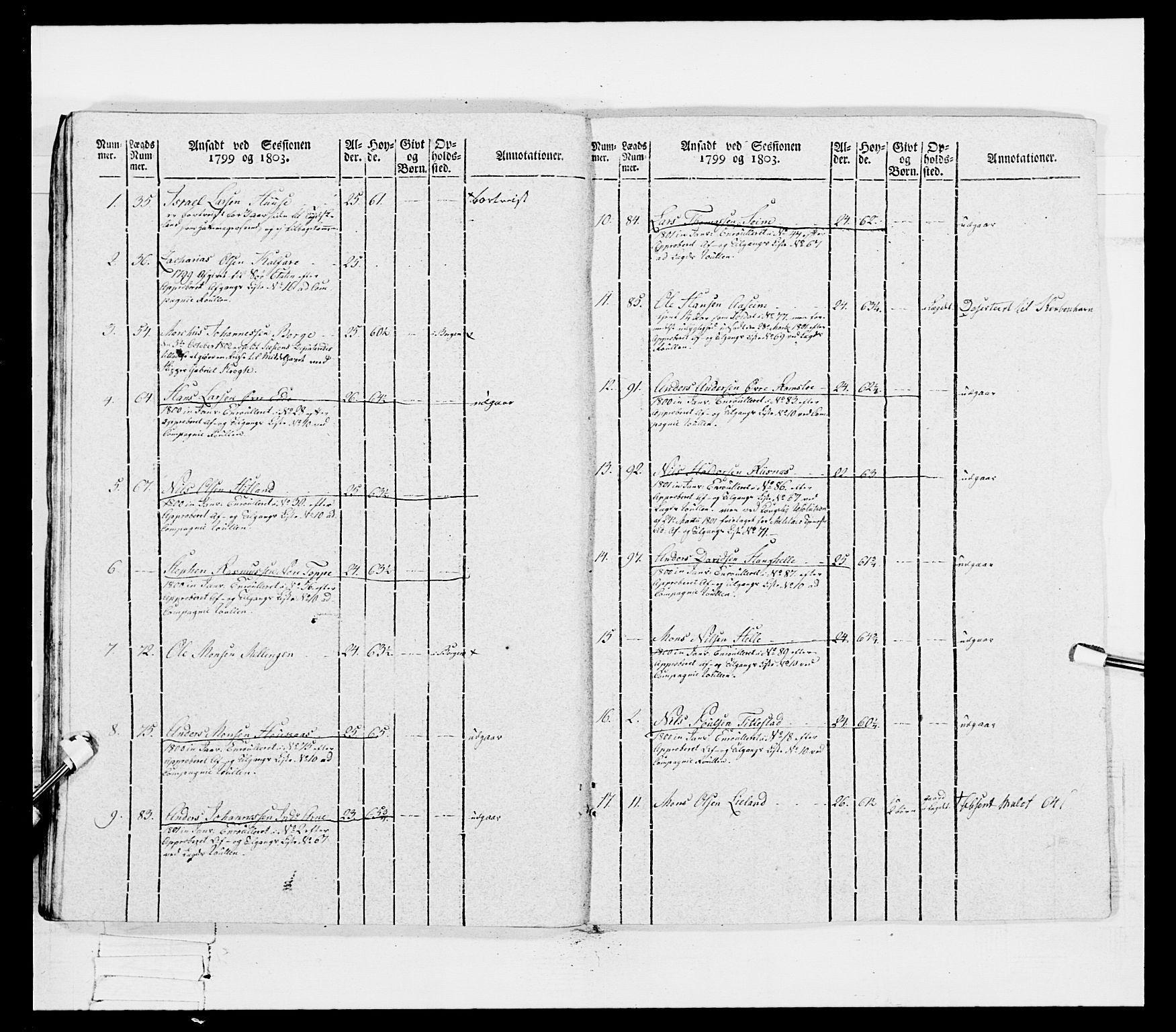 Generalitets- og kommissariatskollegiet, Det kongelige norske kommissariatskollegium, AV/RA-EA-5420/E/Eh/L0096: Bergenhusiske nasjonale infanteriregiment, 1791-1803, s. 465