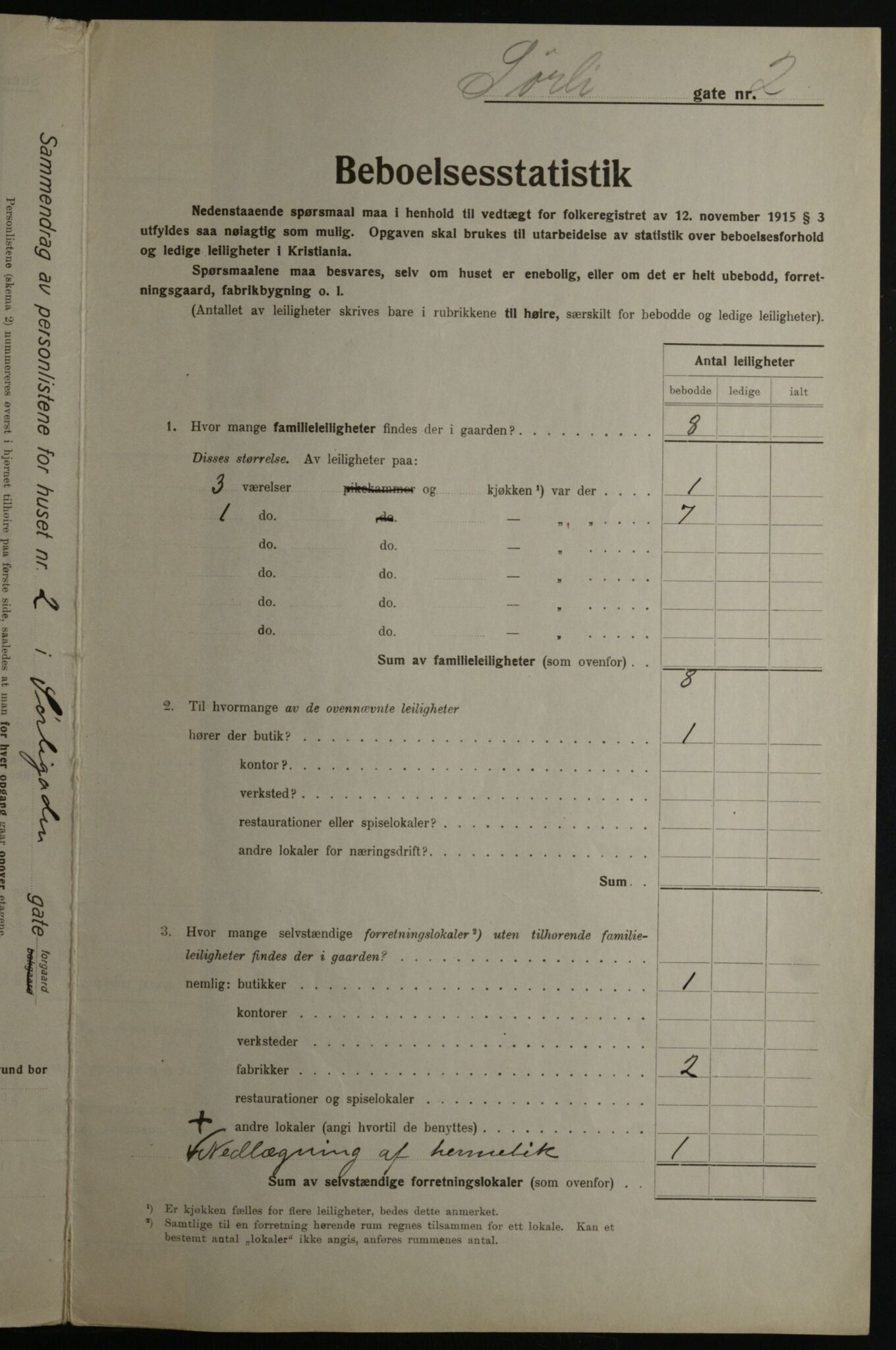 OBA, Kommunal folketelling 1.12.1923 for Kristiania, 1923, s. 117845