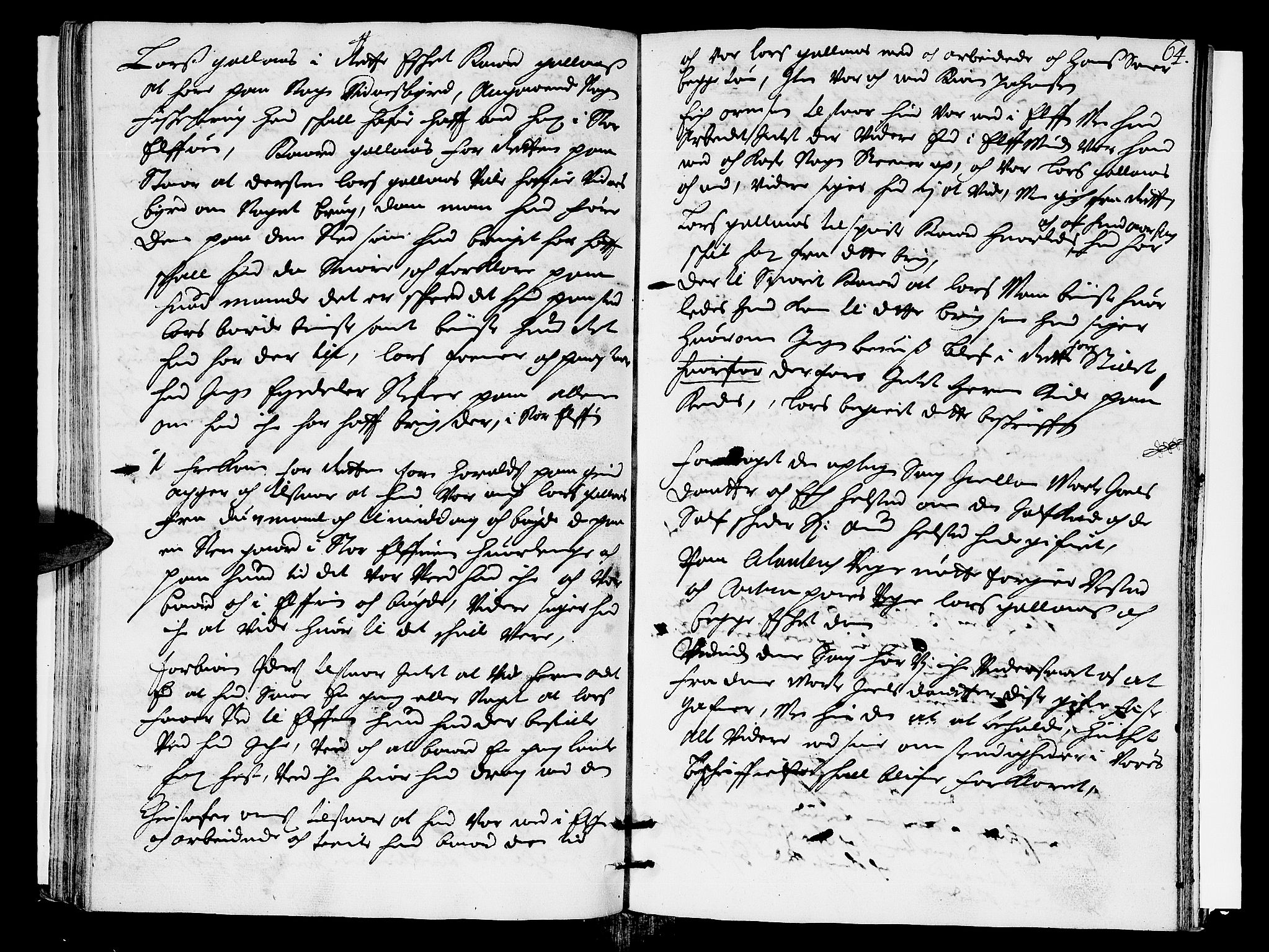 Hedemarken sorenskriveri, AV/SAH-TING-034/G/Gb/L0014: Tingbok, 1678, s. 63b-64a