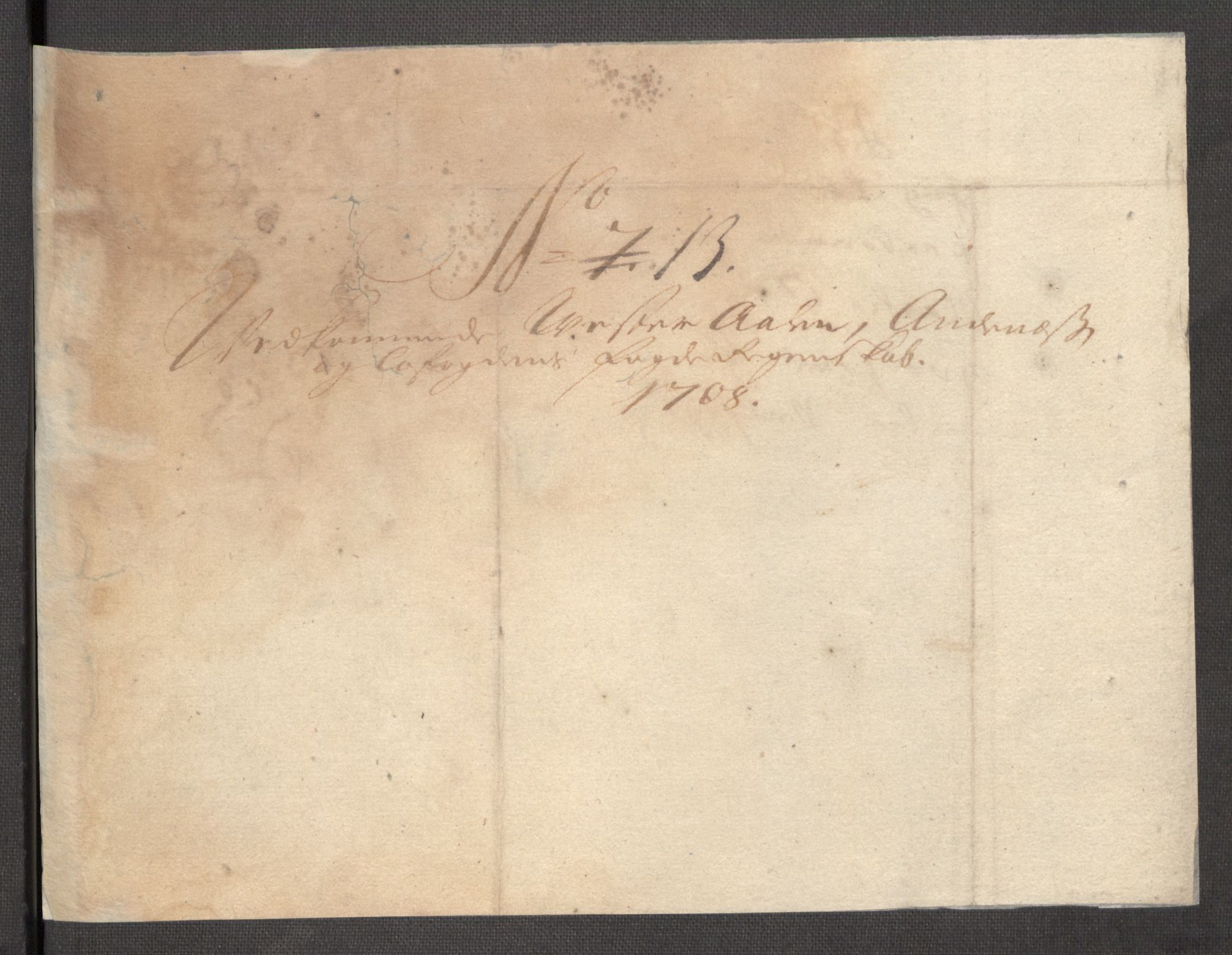 Rentekammeret inntil 1814, Reviderte regnskaper, Fogderegnskap, AV/RA-EA-4092/R67/L4678: Fogderegnskap Vesterålen, Andenes og Lofoten, 1696-1708, s. 435