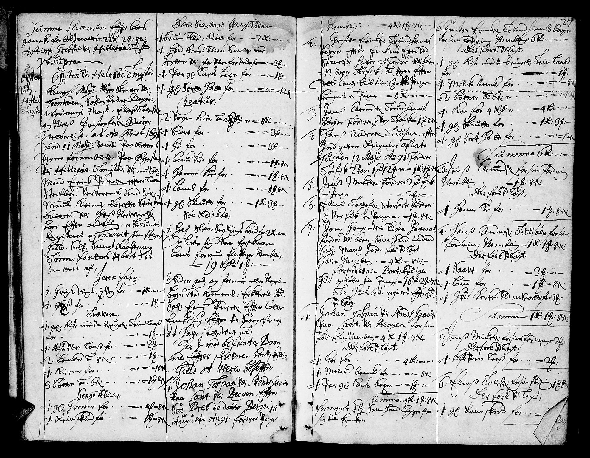 Sorenskriveren i Tromsø (-1755), SATØ/S-0262, 1690-1713, s. 26b-27a