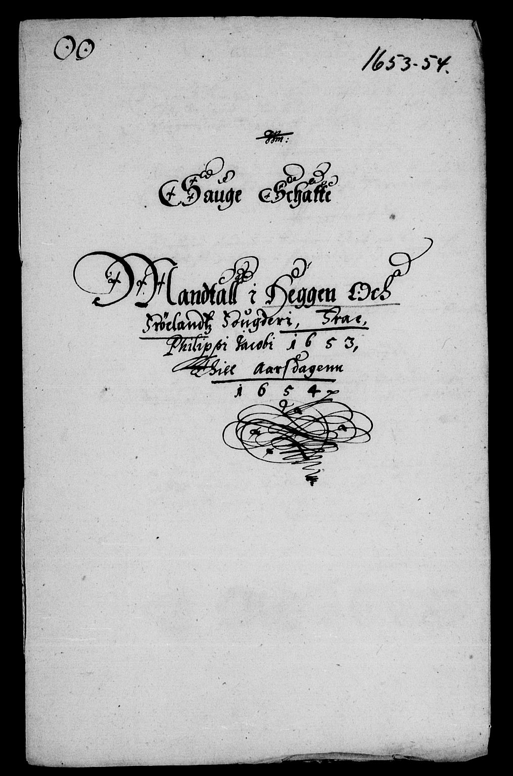 Rentekammeret inntil 1814, Reviderte regnskaper, Lensregnskaper, AV/RA-EA-5023/R/Rb/Rba/L0218: Akershus len, 1653-1654