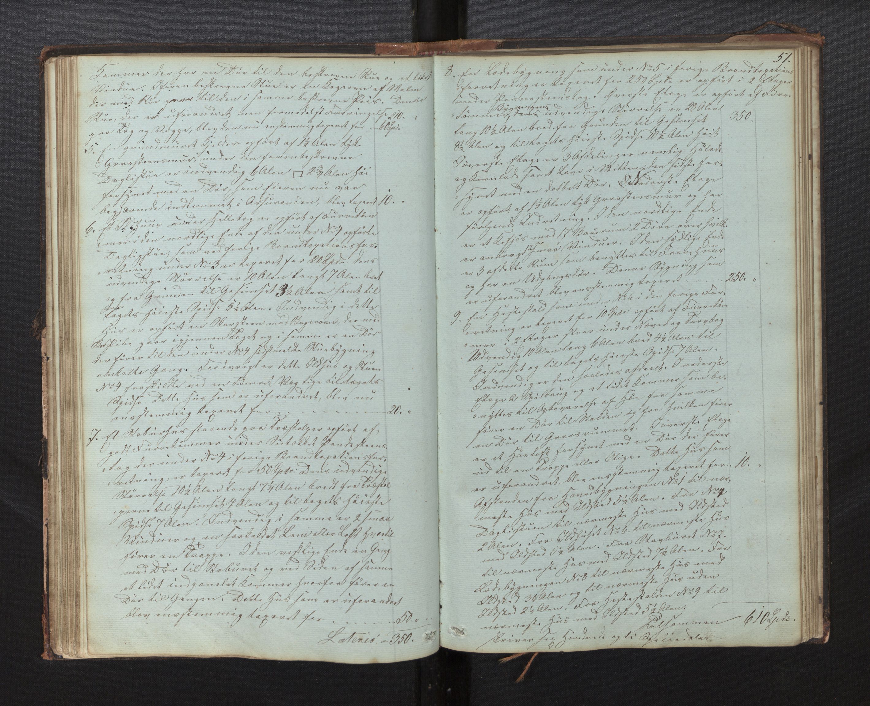 Lensmannen i Nærøy, AV/SAB-A-29601/0012/L0001: Branntakstprotokoll, 1846-1894, s. 50b-51a