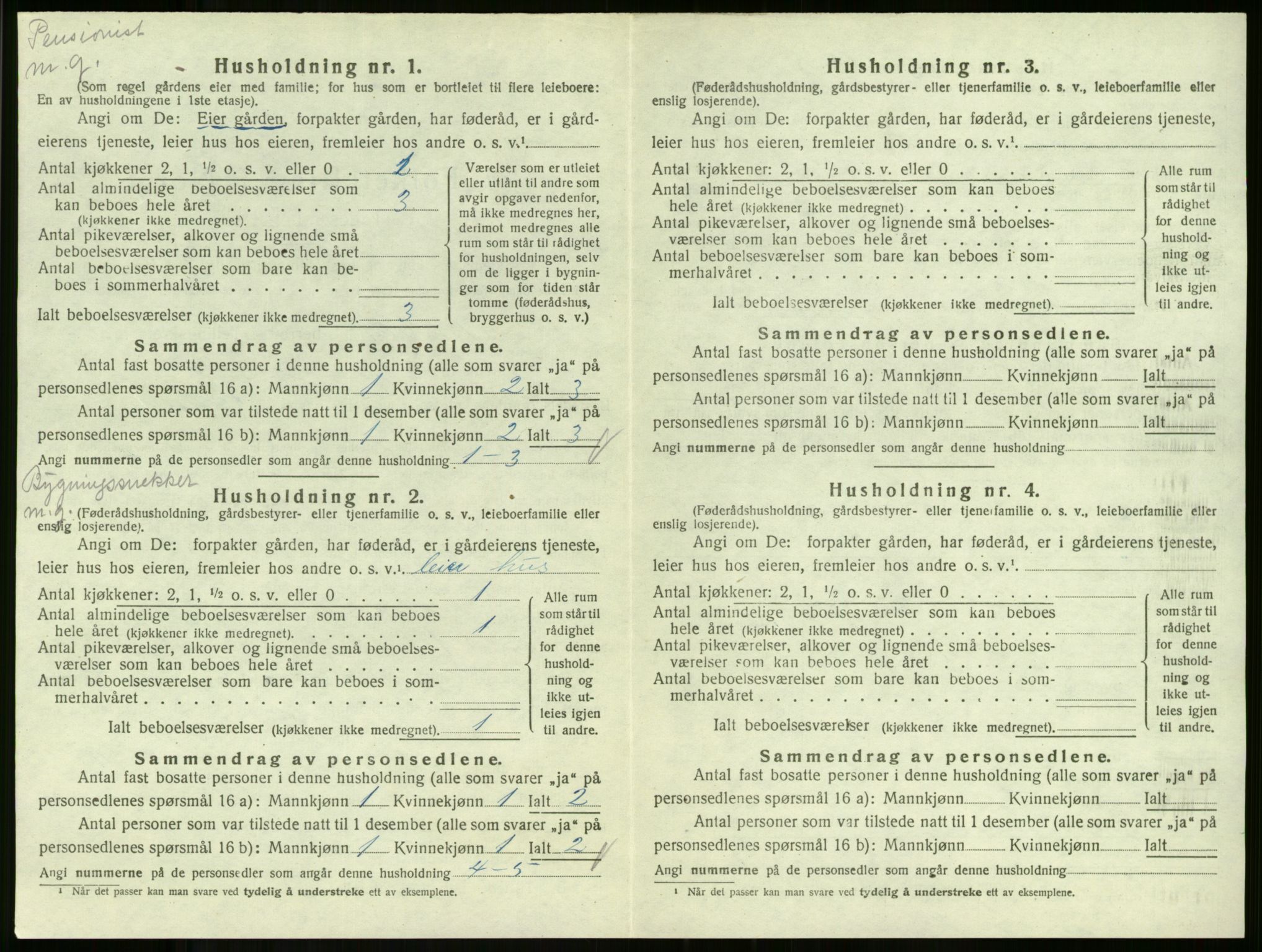 SAKO, Folketelling 1920 for 0719 Andebu herred, 1920, s. 940