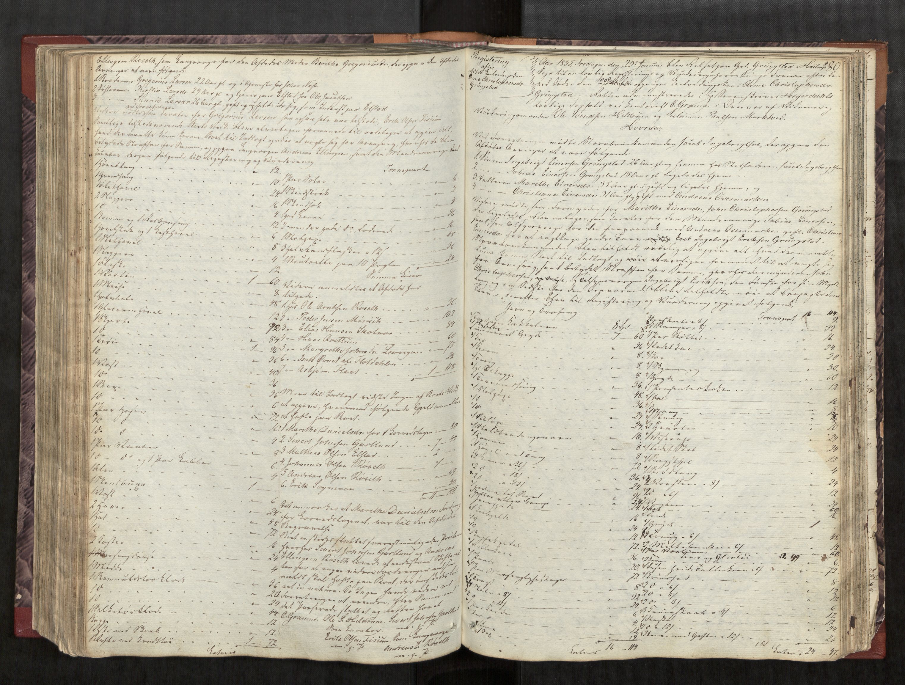 Namdal sorenskriveri, AV/SAT-A-4133/1/3/3B/L0001: Skiftebehandlingsprotokoll, 1828-1837, s. 180