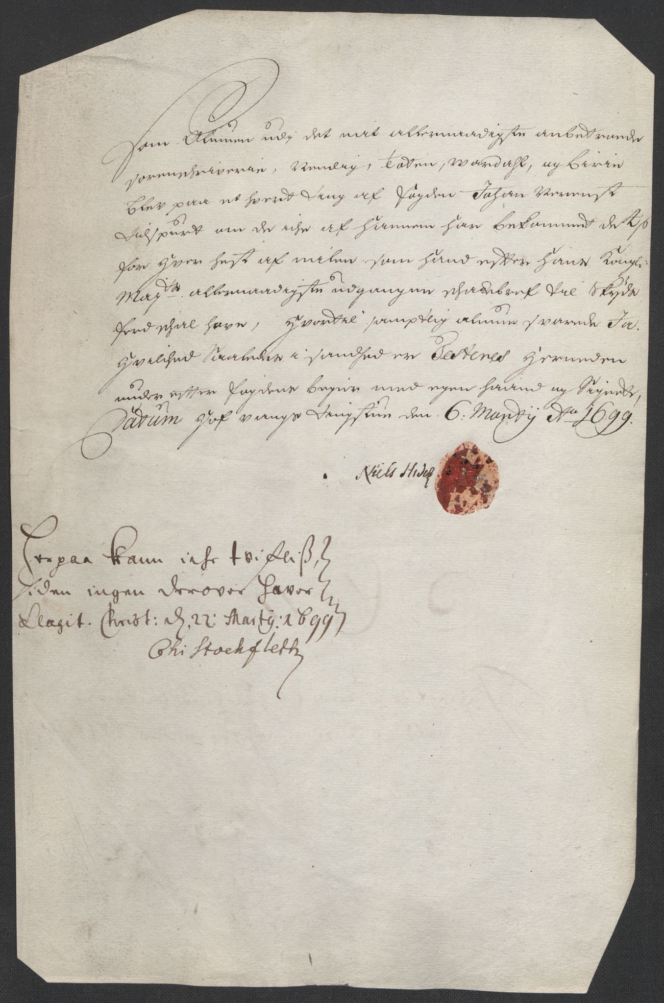 Rentekammeret inntil 1814, Reviderte regnskaper, Fogderegnskap, AV/RA-EA-4092/R18/L1296: Fogderegnskap Hadeland, Toten og Valdres, 1698, s. 250