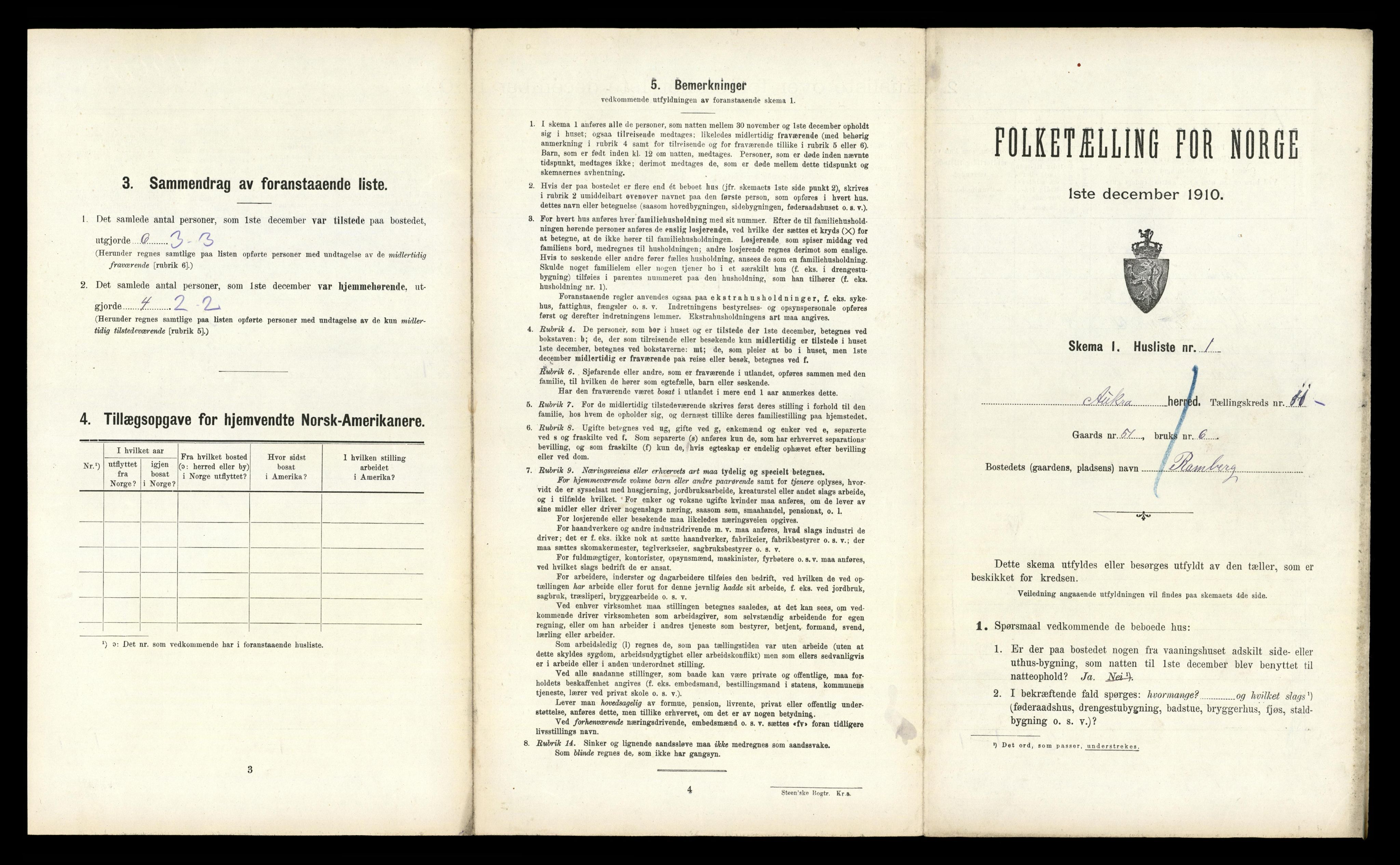 RA, Folketelling 1910 for 1545 Aukra herred, 1910, s. 718