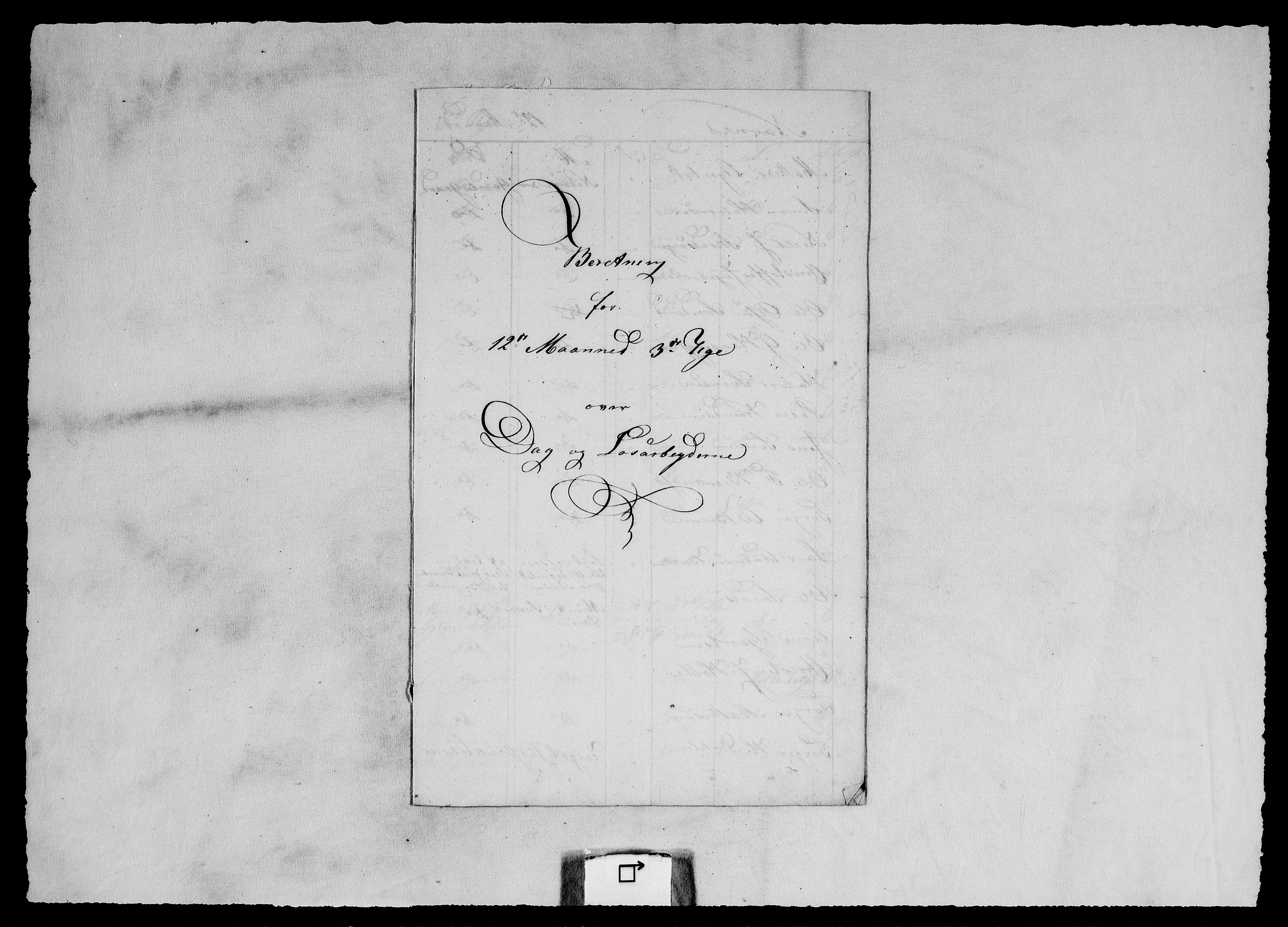 Modums Blaafarveværk, AV/RA-PA-0157/G/Ge/L0364/0001: -- / Beretning over dag- og løsarbeidere, 1827-1839, s. 7