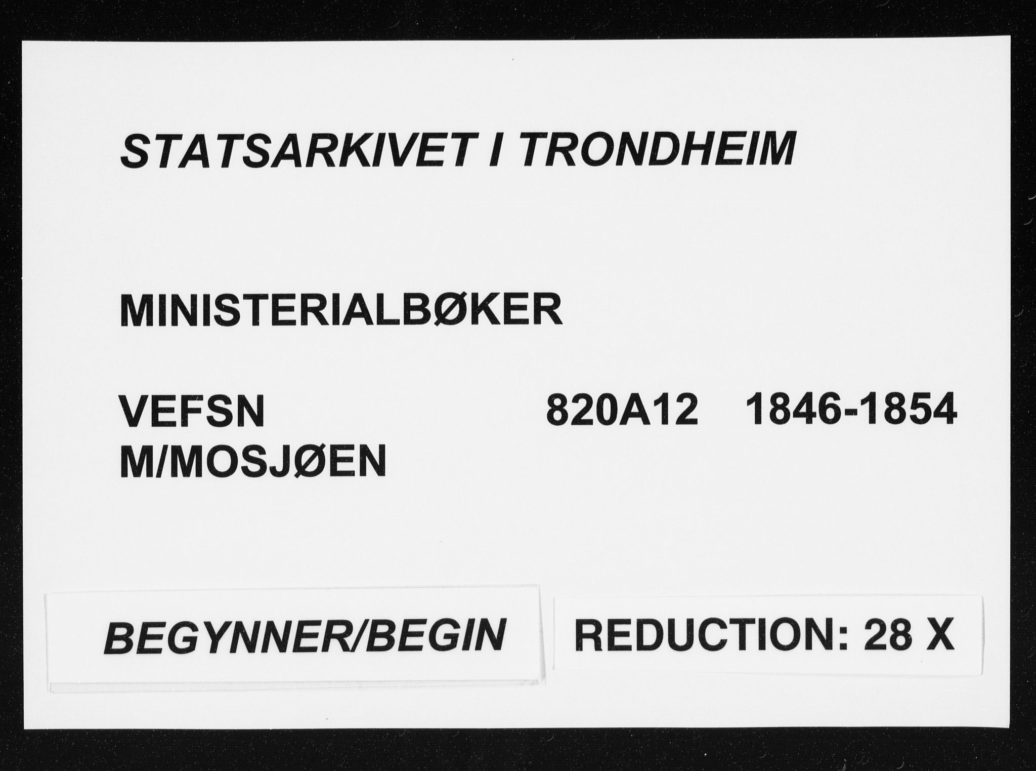 Ministerialprotokoller, klokkerbøker og fødselsregistre - Nordland, AV/SAT-A-1459/820/L0291: Ministerialbok nr. 820A12, 1846-1854