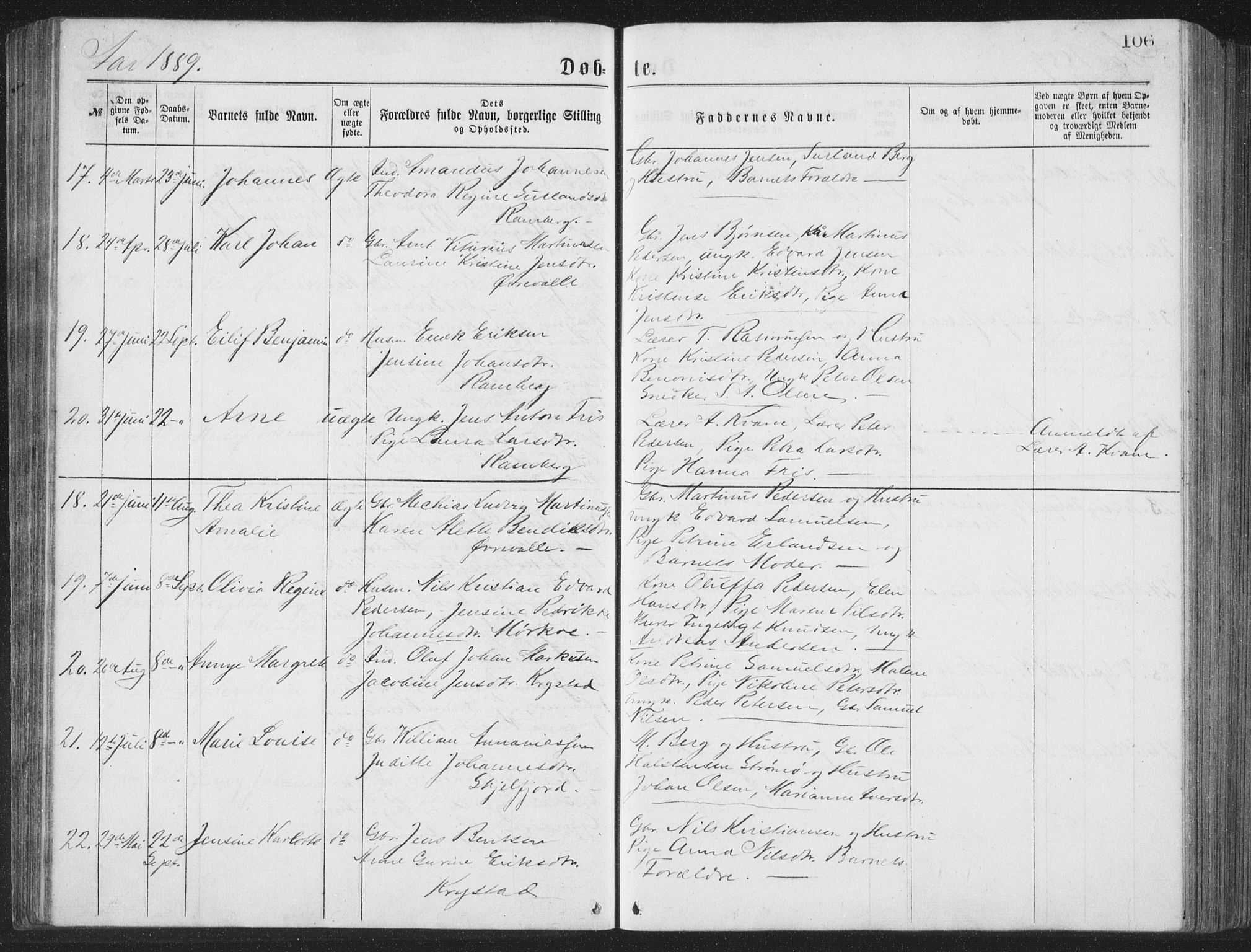 Ministerialprotokoller, klokkerbøker og fødselsregistre - Nordland, AV/SAT-A-1459/885/L1213: Klokkerbok nr. 885C02, 1874-1892, s. 106