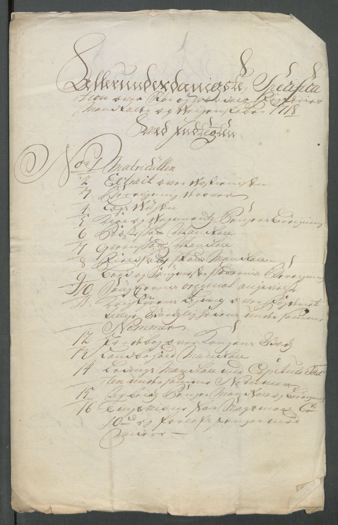 Rentekammeret inntil 1814, Reviderte regnskaper, Fogderegnskap, RA/EA-4092/R62/L4208: Fogderegnskap Stjørdal og Verdal, 1718, s. 22