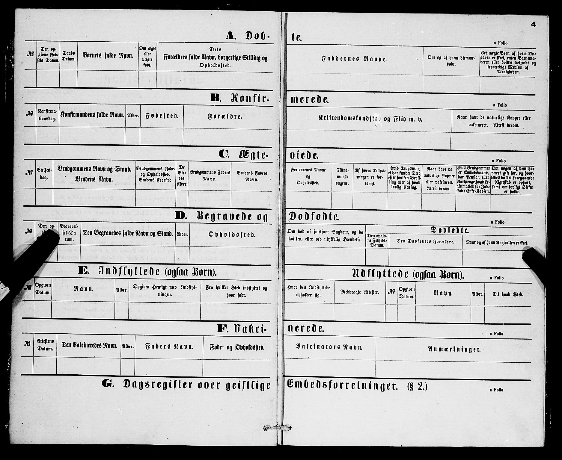 Stryn Sokneprestembete, AV/SAB-A-82501: Klokkerbok nr. C 2, 1877-1881, s. 4