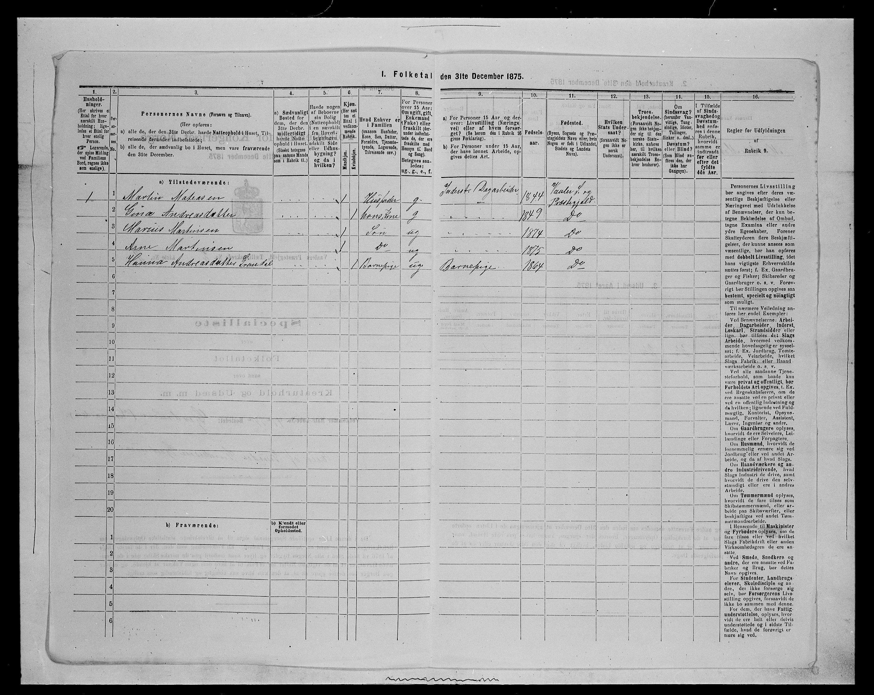 SAH, Folketelling 1875 for 0426P Våler prestegjeld (Hedmark), 1875, s. 386