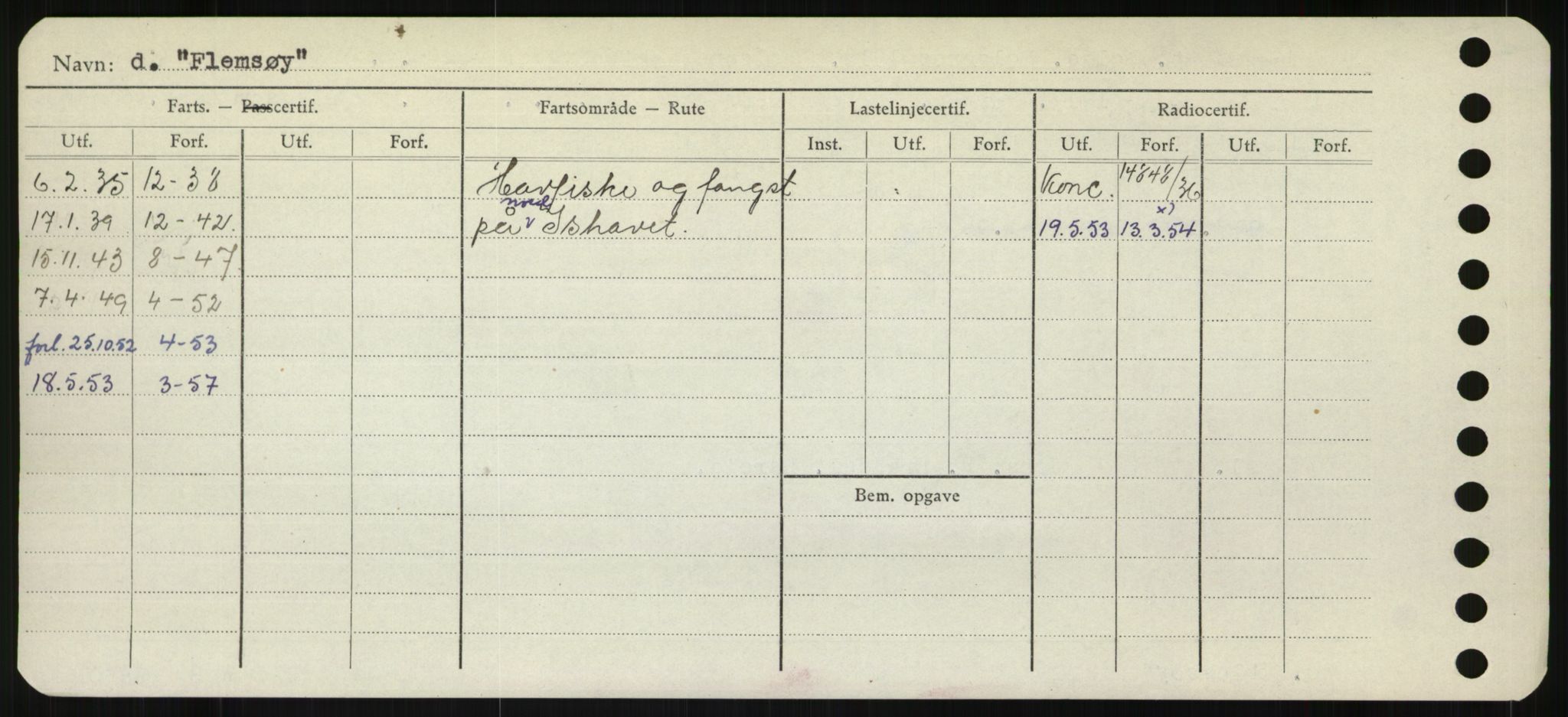 Sjøfartsdirektoratet med forløpere, Skipsmålingen, RA/S-1627/H/Hb/L0002: Fartøy, E-H, s. 144