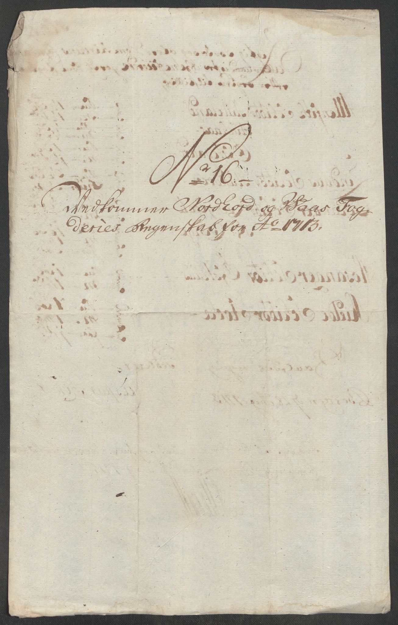 Rentekammeret inntil 1814, Reviderte regnskaper, Fogderegnskap, AV/RA-EA-4092/R51/L3195: Fogderegnskap Nordhordland og Voss, 1713, s. 215