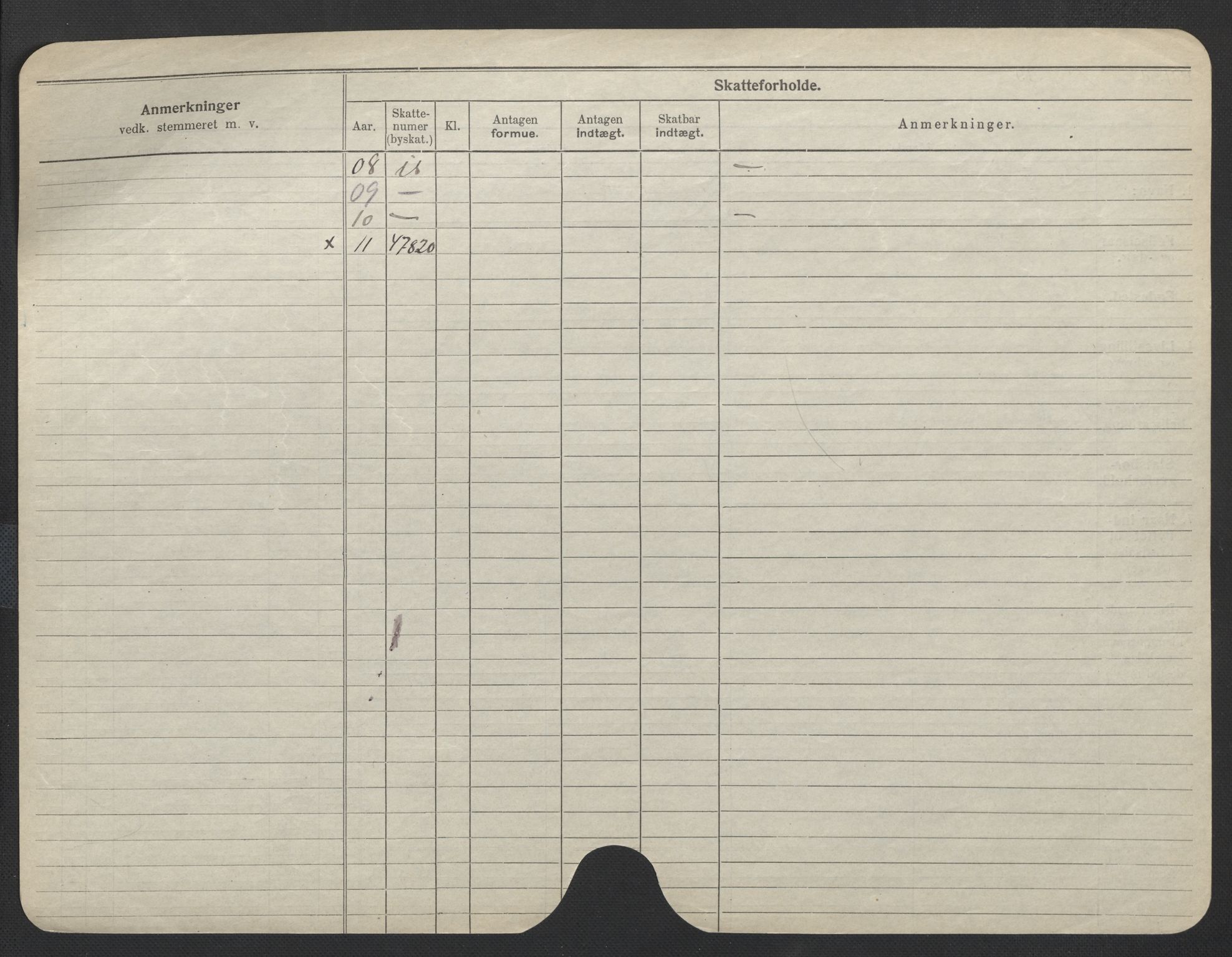 Oslo folkeregister, Registerkort, SAO/A-11715/F/Fa/Fac/L0011: Menn, 1906-1914, s. 279b