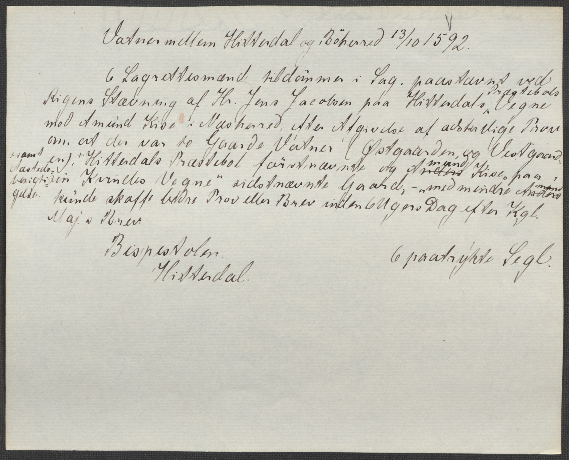 Riksarkivets diplomsamling, AV/RA-EA-5965/F15/L0028: Prestearkiv - Telemark, 1572-1769, s. 81