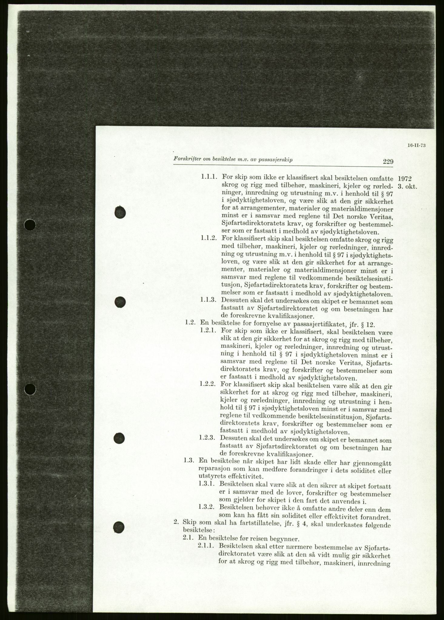 Sjøfartsdirektoratet med forløpere, generelt arkiv, AV/RA-S-1407/D/Du/Duc/L0642/0001: Skipskontrollen - Forskrifter / Forskrift om utleiebåter (2 mapper), 1978-1987, s. 213