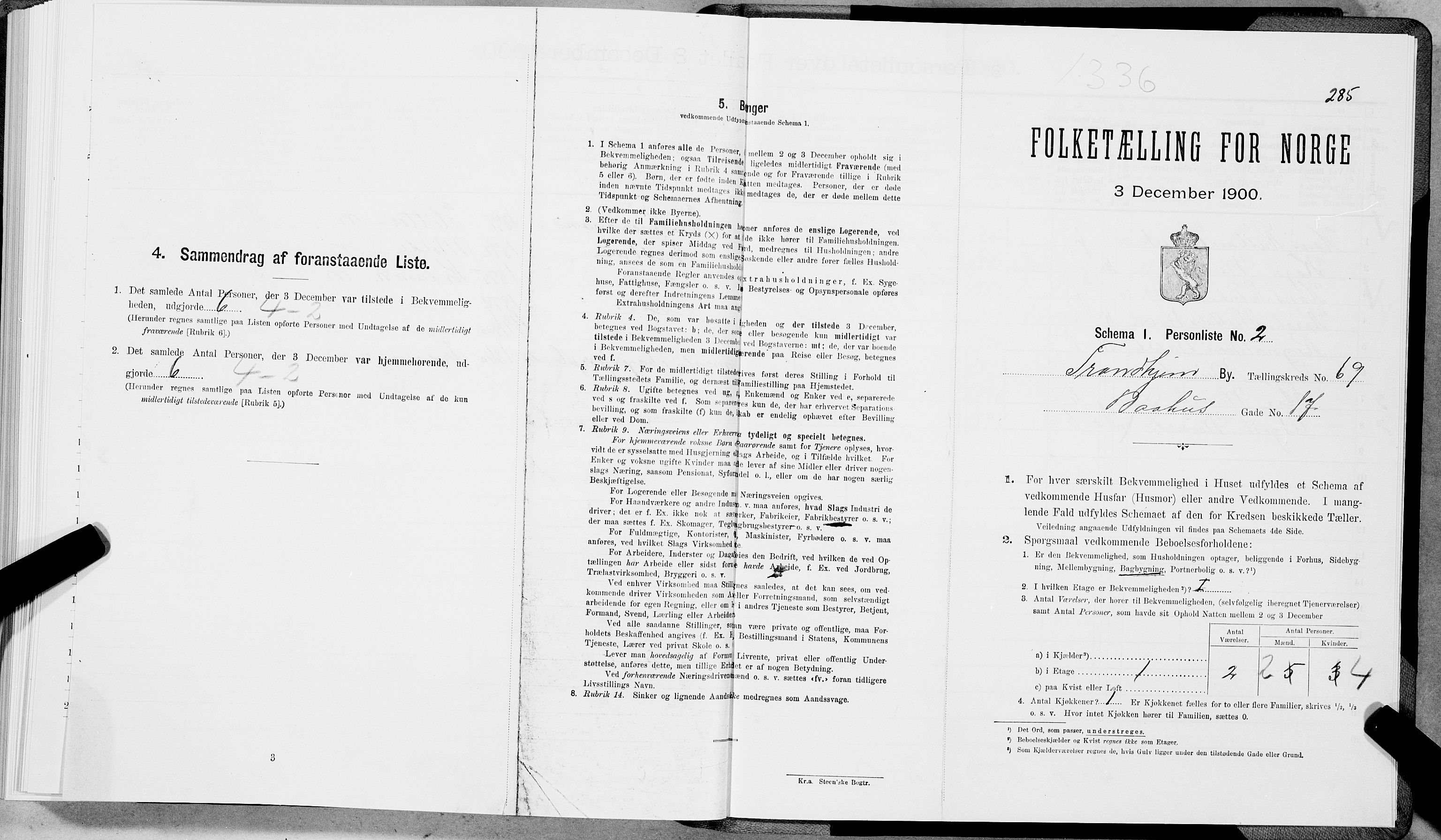 SAT, Folketelling 1900 for 1601 Trondheim kjøpstad, 1900, s. 12930