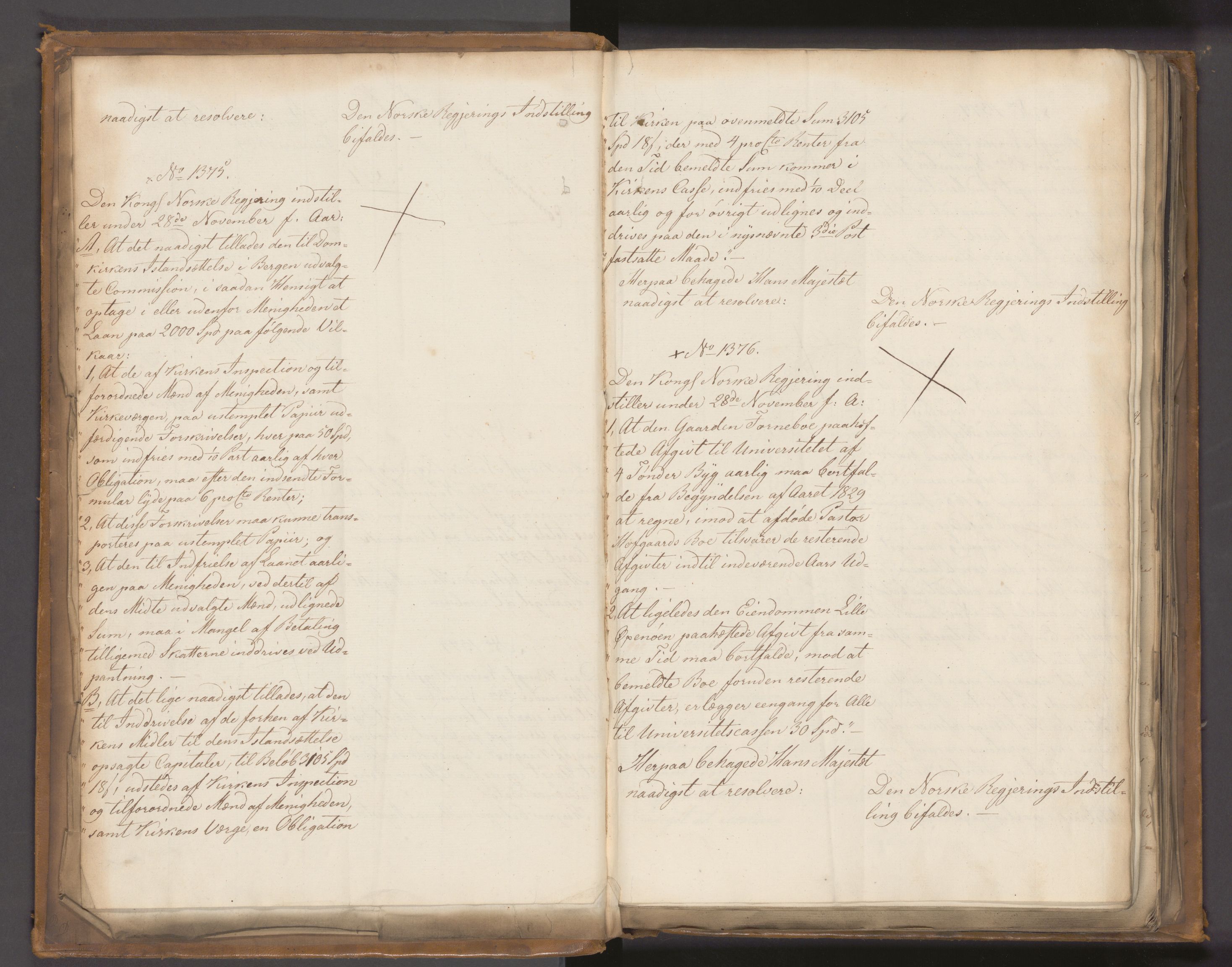 Statsrådssekretariatet, AV/RA-S-1001/A/Ab/L0028: Kgl. res. nr. 1373-1920, 1. halvår, 1829
