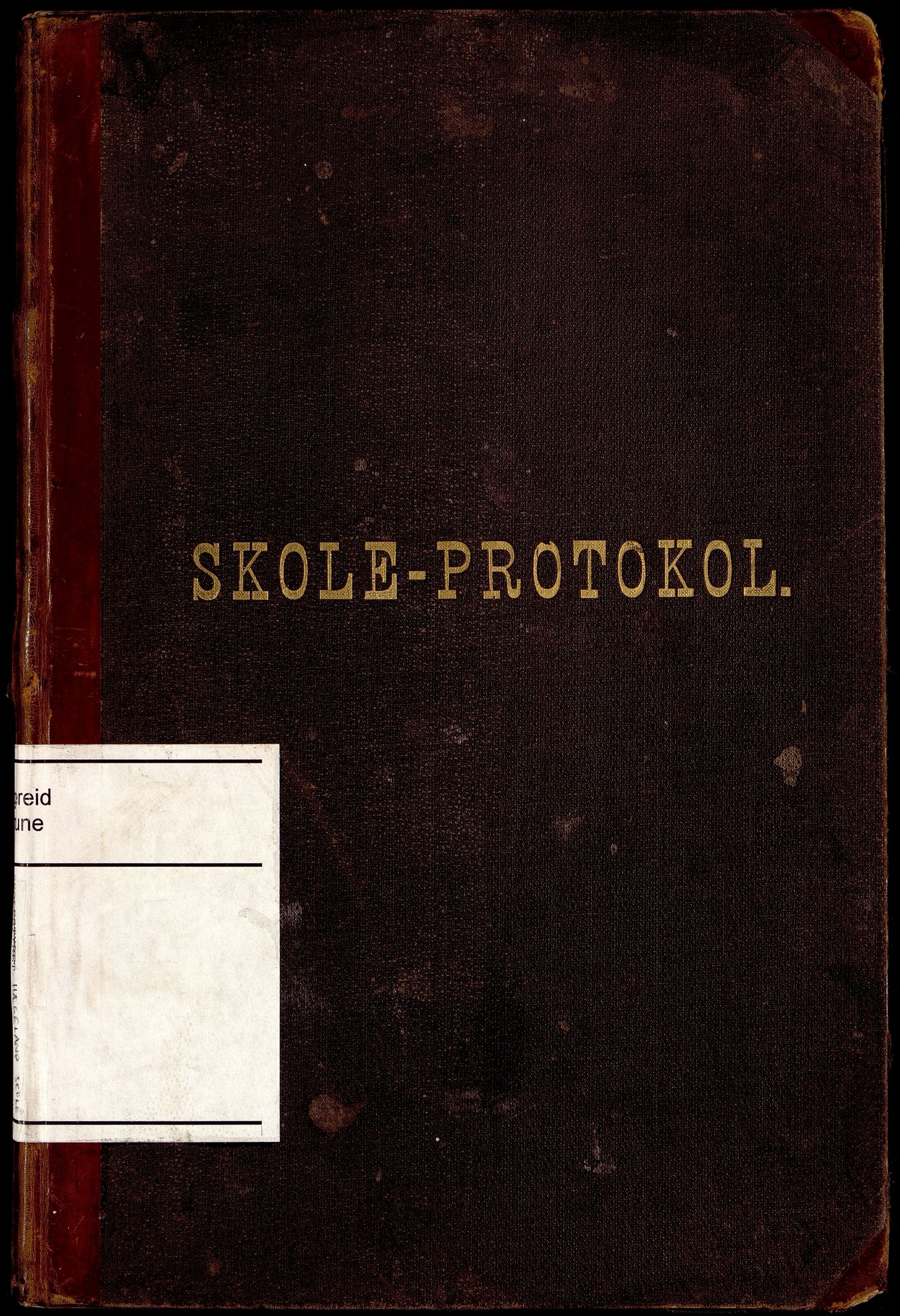 Spangereid kommune - Hægeland Skole, ARKSOR/1030SP553/H/L0001: Skoleprotokoll, 1893-1914