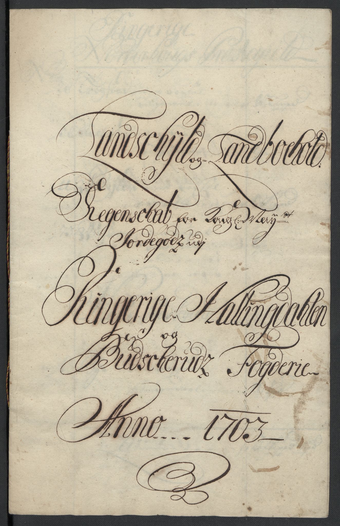 Rentekammeret inntil 1814, Reviderte regnskaper, Fogderegnskap, RA/EA-4092/R22/L1461: Fogderegnskap Ringerike, Hallingdal og Buskerud, 1703, s. 23