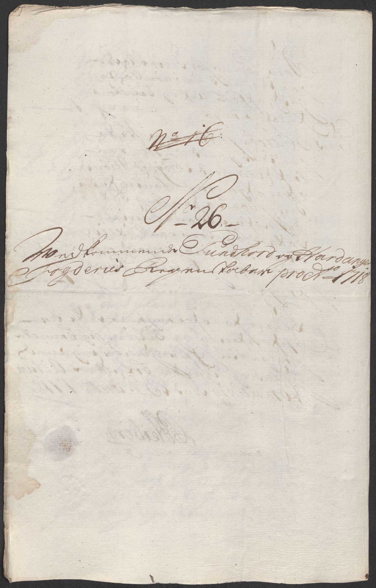 Rentekammeret inntil 1814, Reviderte regnskaper, Fogderegnskap, RA/EA-4092/R48/L2995: Fogderegnskap Sunnhordland og Hardanger, 1718, s. 156
