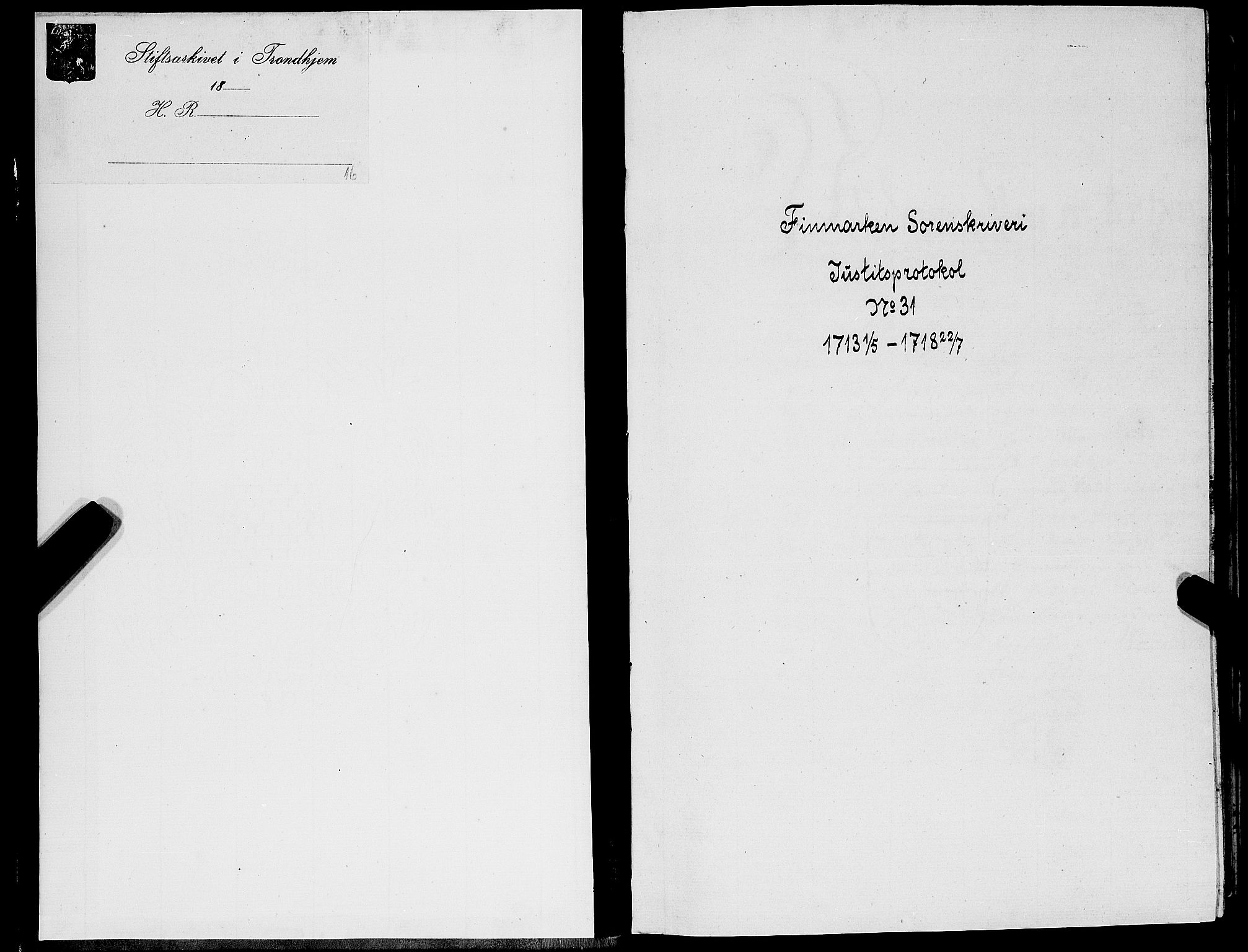 Finnmark sorenskriveri, AV/SATØ-S-0053/F/Fa/L0035: Justisprotokoller, 1713-1718