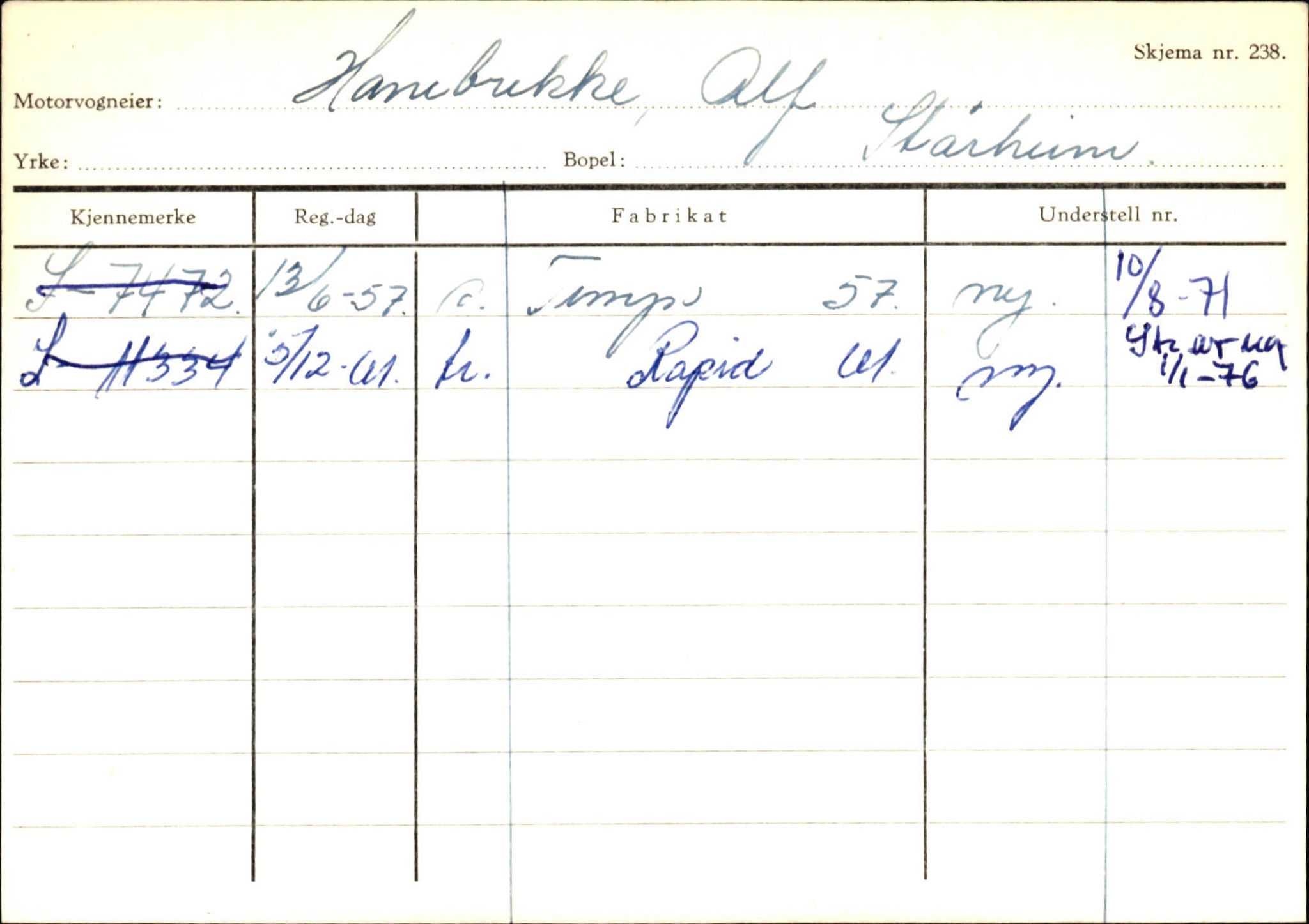 Statens vegvesen, Sogn og Fjordane vegkontor, AV/SAB-A-5301/4/F/L0129: Eigarregistrer Eid A-S, 1945-1975, s. 688