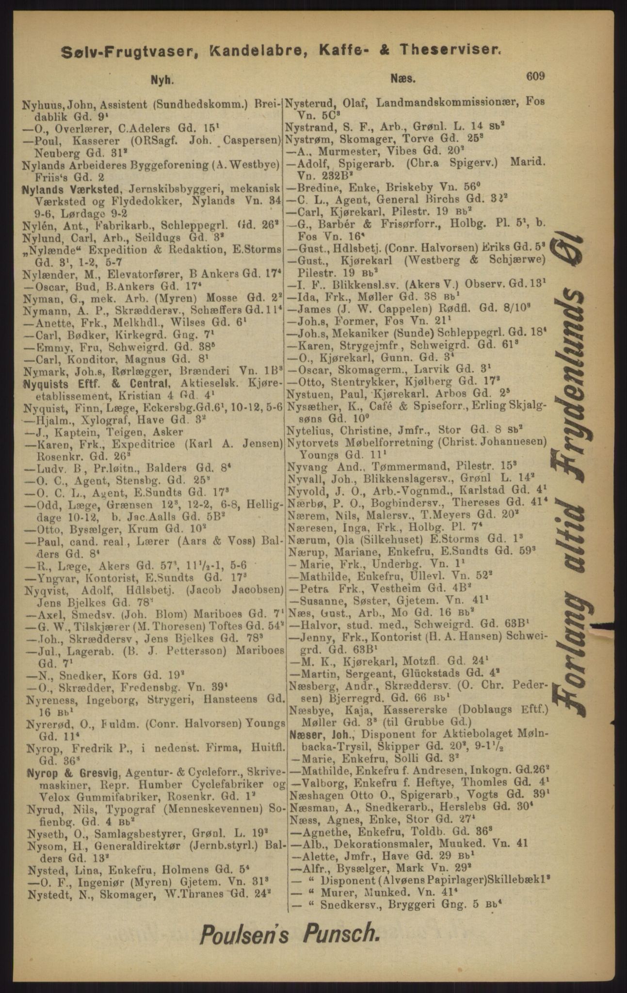 Kristiania/Oslo adressebok, PUBL/-, 1902, s. 609
