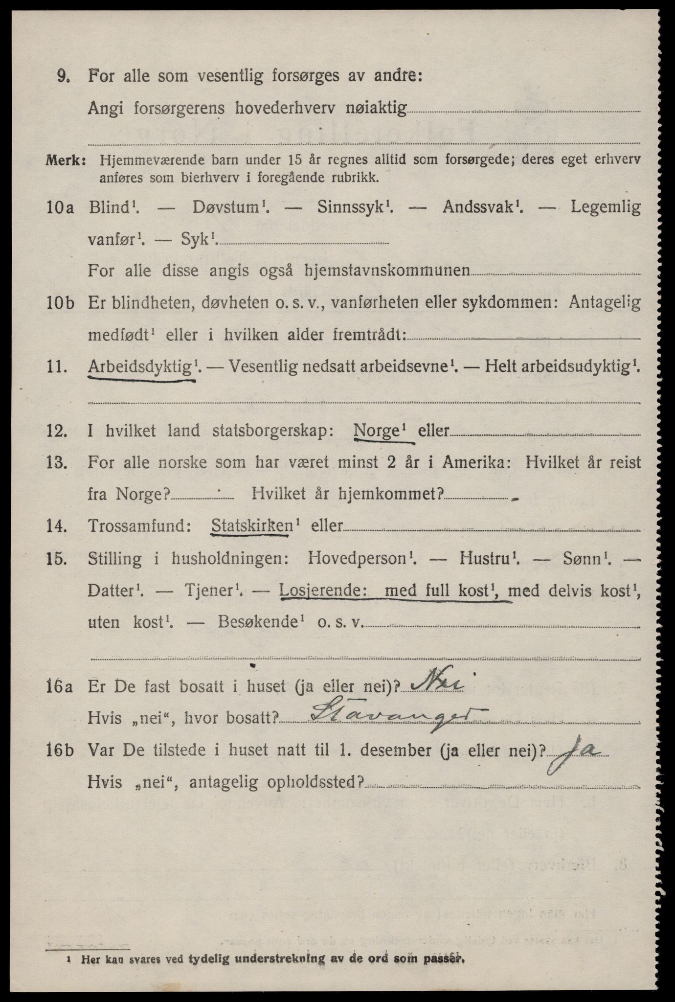 SAST, Folketelling 1920 for 1137 Erfjord herred, 1920, s. 732