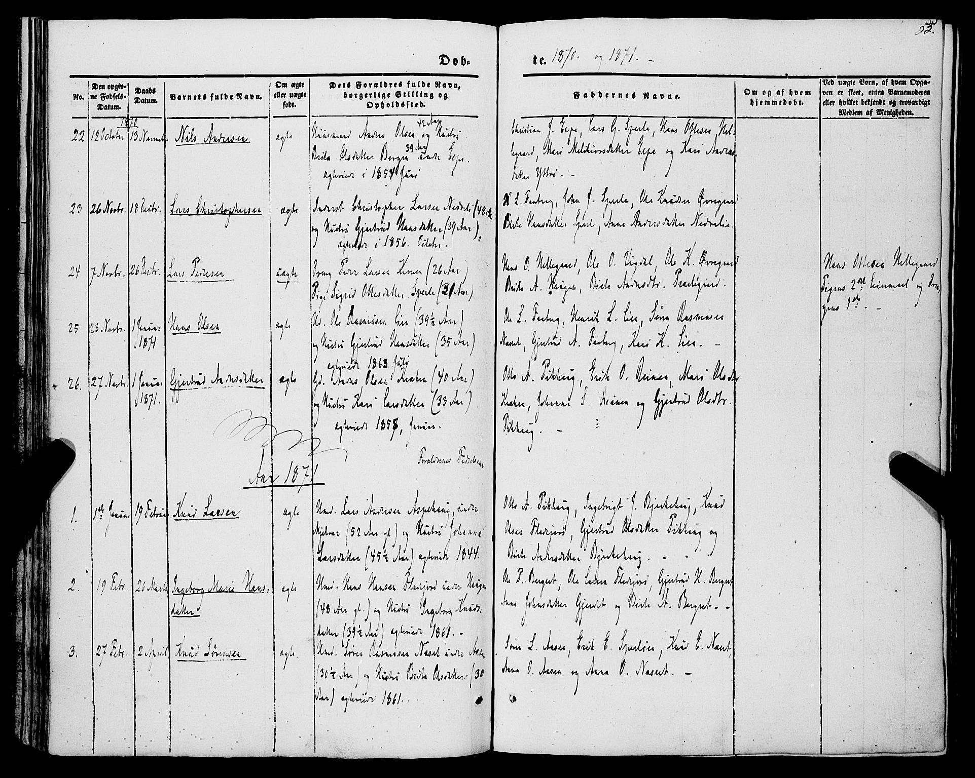 Jostedal sokneprestembete, AV/SAB-A-80601/H/Haa/Haaa/L0005: Ministerialbok nr. A 5, 1849-1877, s. 55