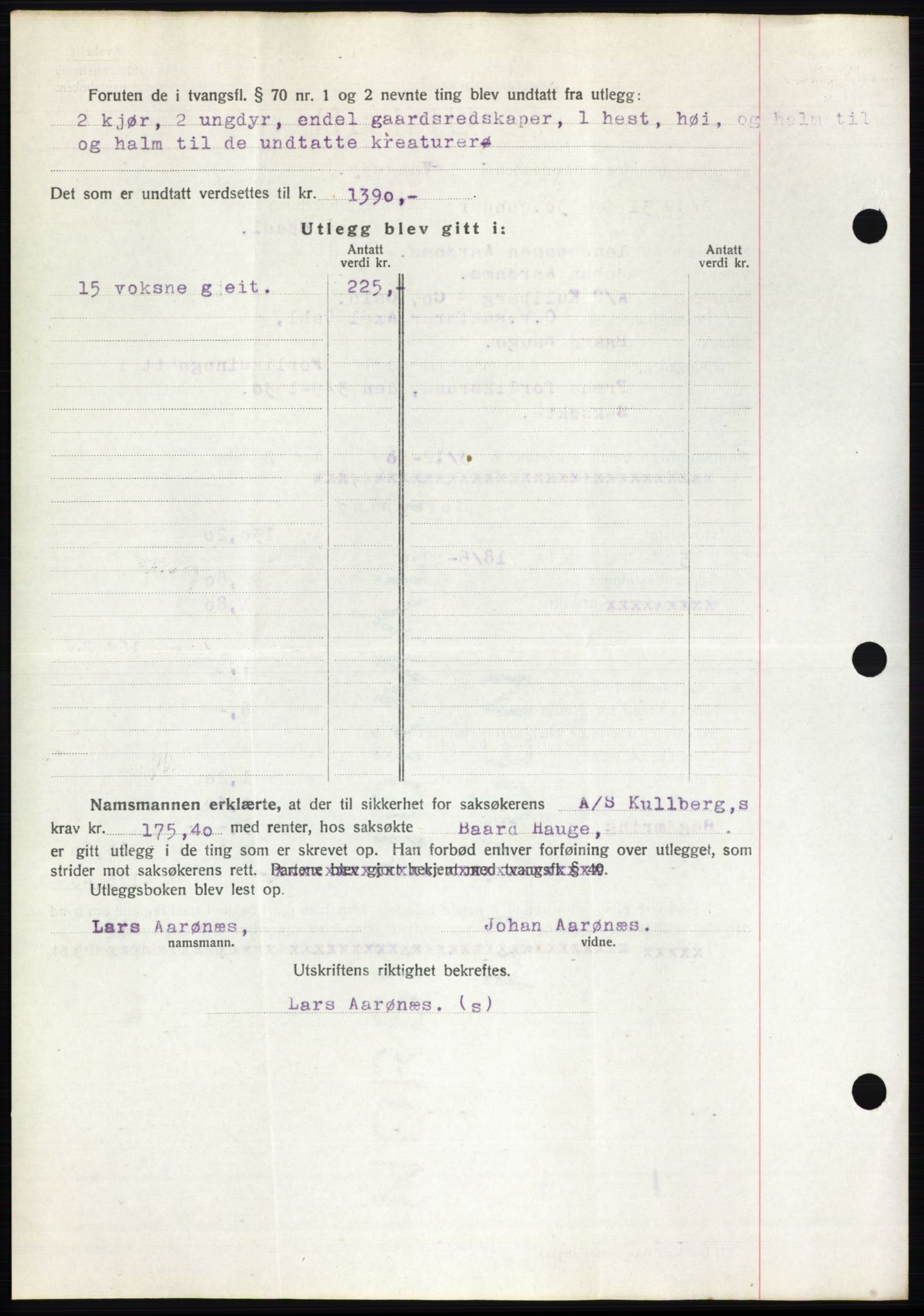 Romsdal sorenskriveri, AV/SAT-A-4149/1/2/2C/L0059: Pantebok nr. 53, 1931-1931, Tingl.dato: 16.02.1931