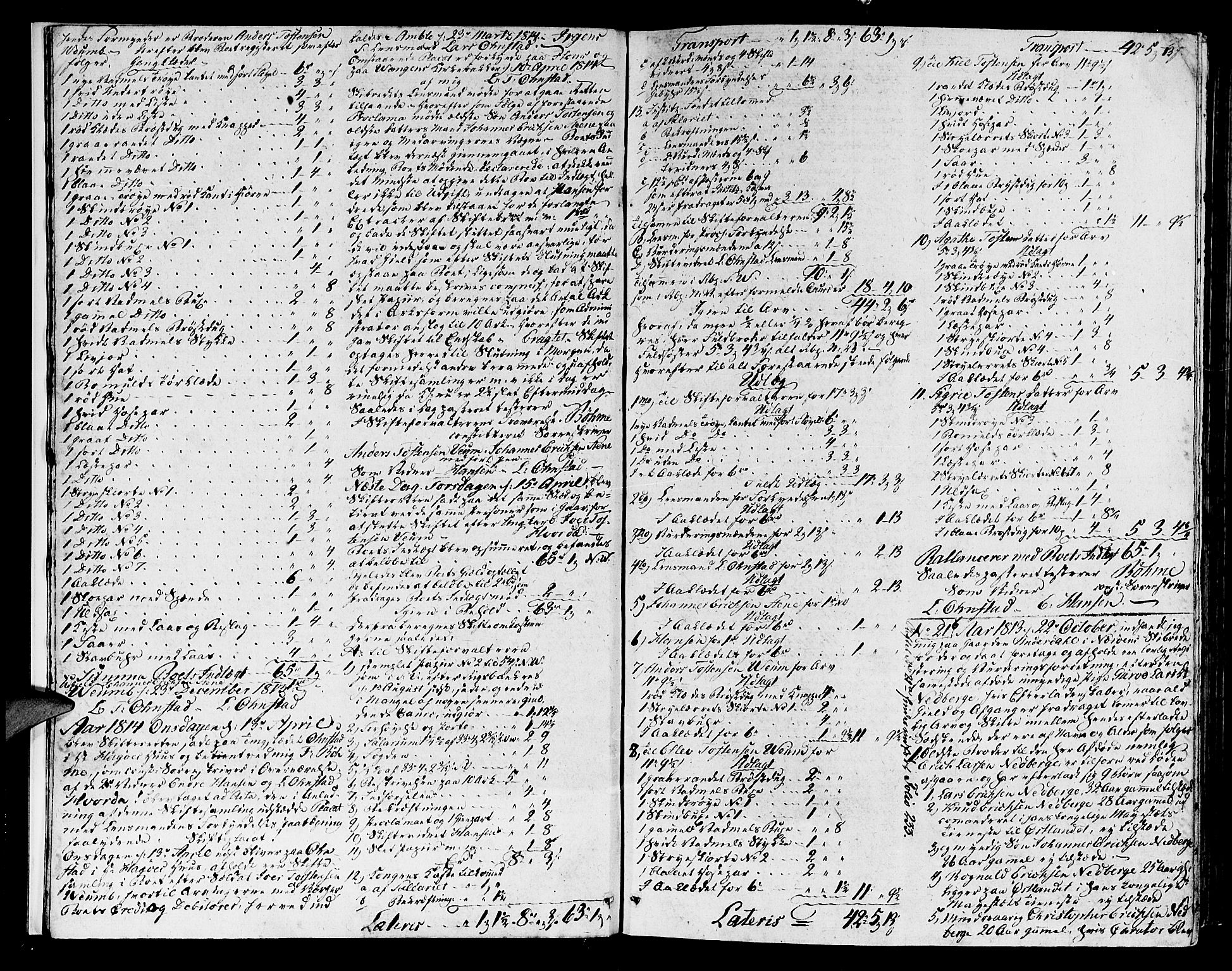 Indre Sogn tingrett, AV/SAB-A-3301/1/H/Ha/L0013a: Skifteprotokoll 13a, 1814-1820, s. 6b-7a