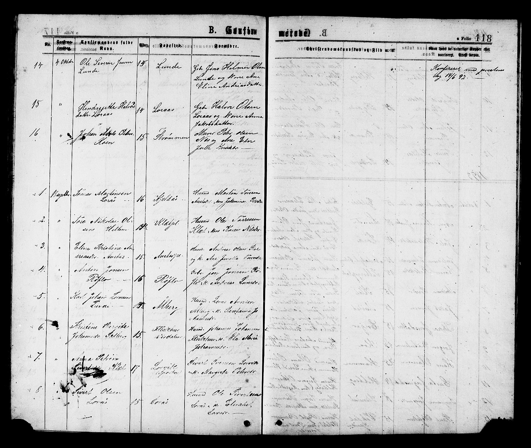 Ministerialprotokoller, klokkerbøker og fødselsregistre - Nord-Trøndelag, AV/SAT-A-1458/731/L0311: Klokkerbok nr. 731C02, 1875-1911, s. 118