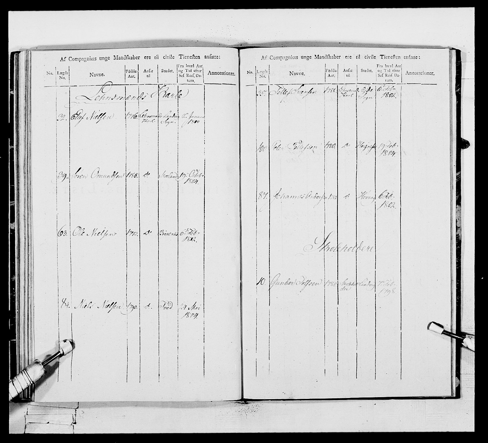 Generalitets- og kommissariatskollegiet, Det kongelige norske kommissariatskollegium, AV/RA-EA-5420/E/Eh/L0110: Vesterlenske nasjonale infanteriregiment, 1810, s. 176