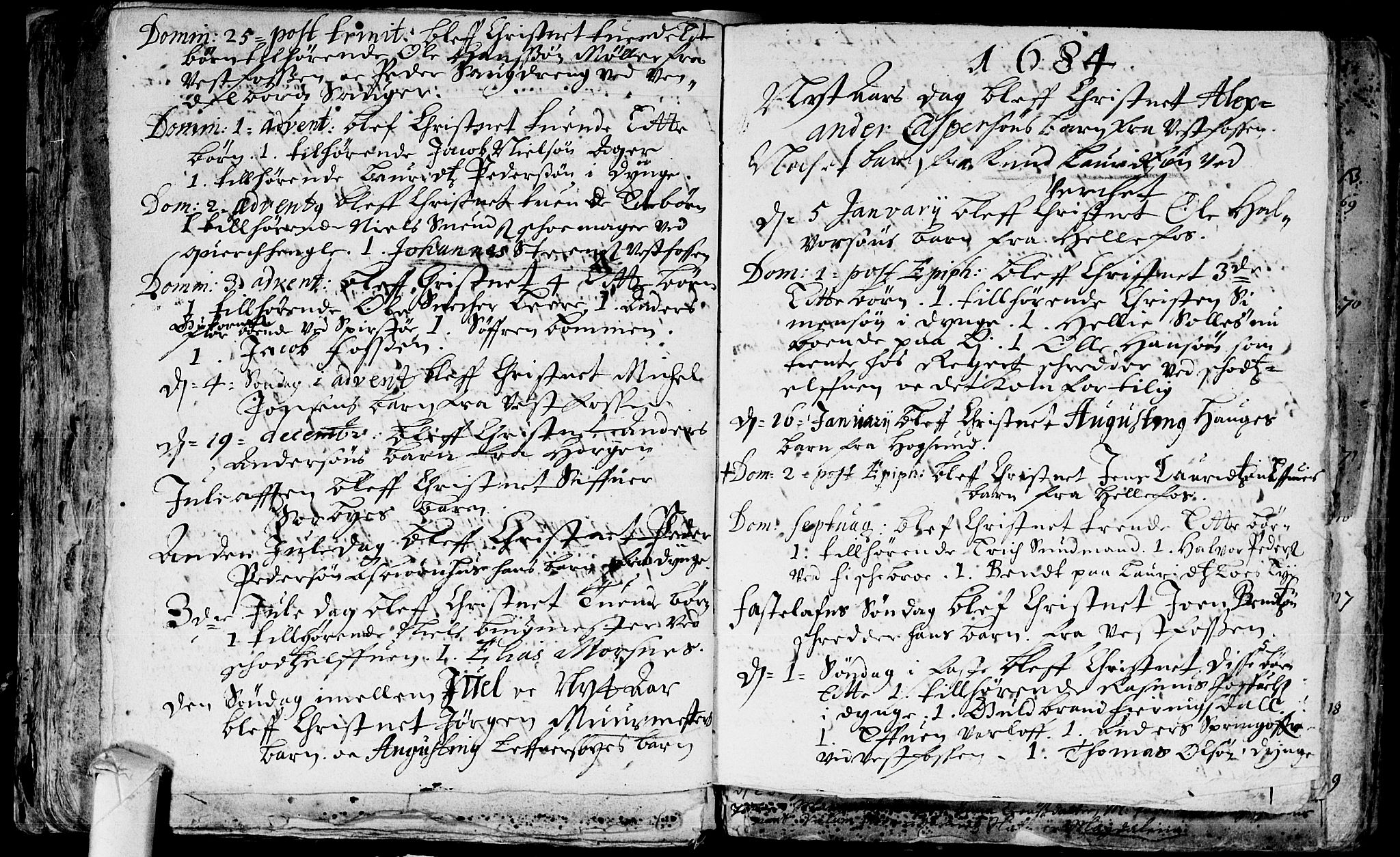 Eiker kirkebøker, SAKO/A-4/F/Fa/L0001: Ministerialbok nr. I 1 /1, 1683-1704