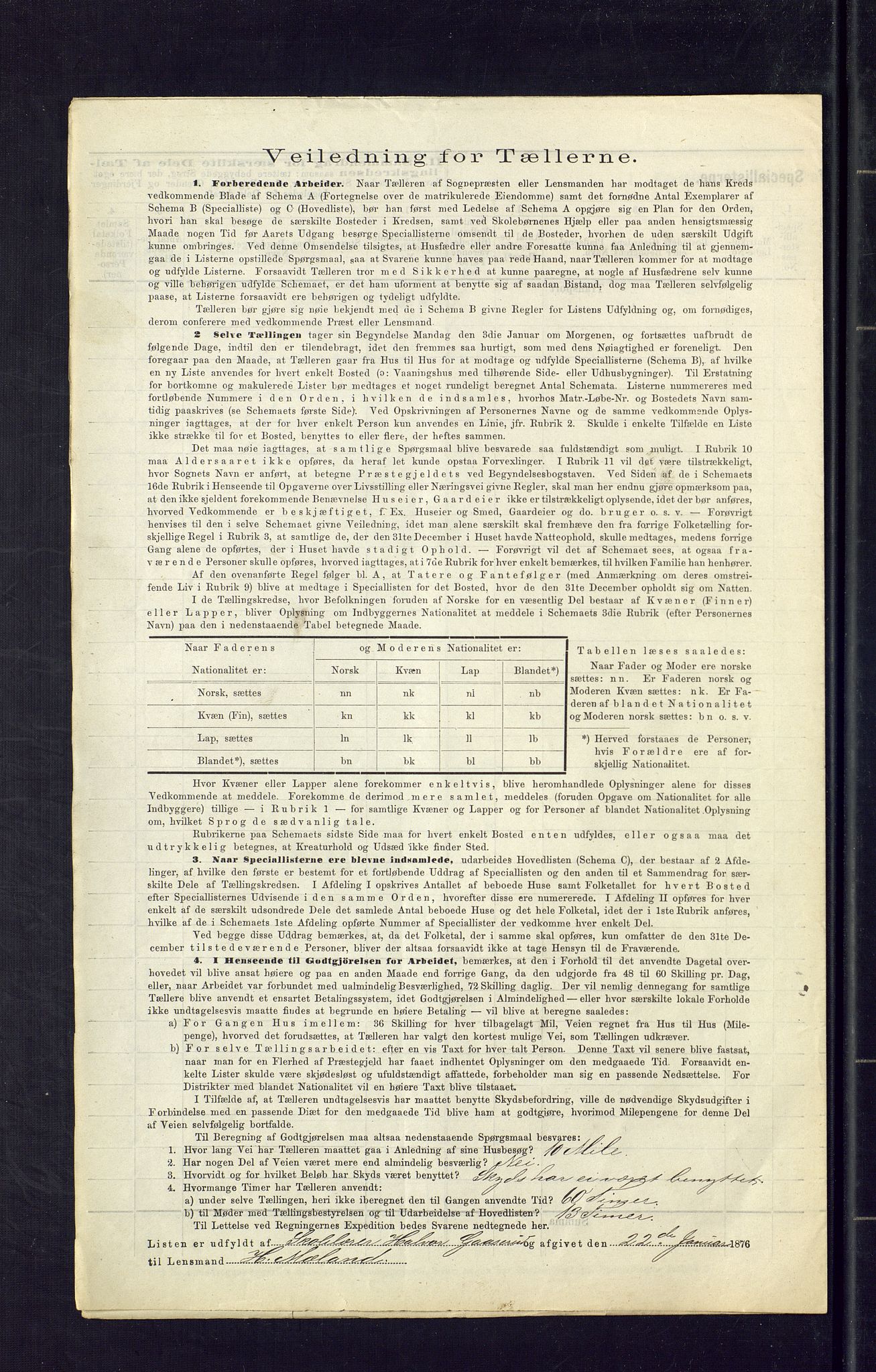 SAKO, Folketelling 1875 for 0820P Lunde prestegjeld, 1875, s. 11