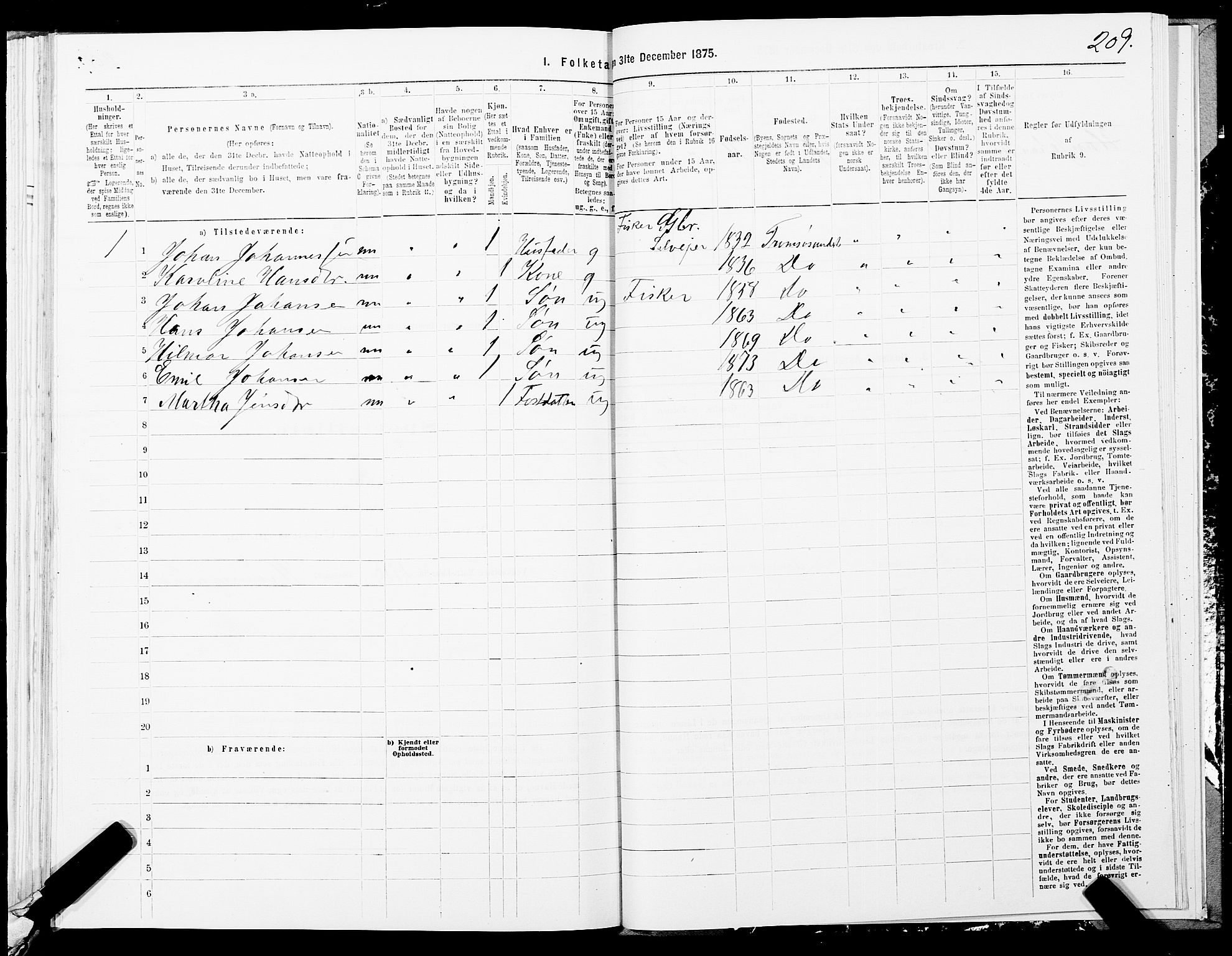 SATØ, Folketelling 1875 for 1934P Tromsøysund prestegjeld, 1875, s. 3209