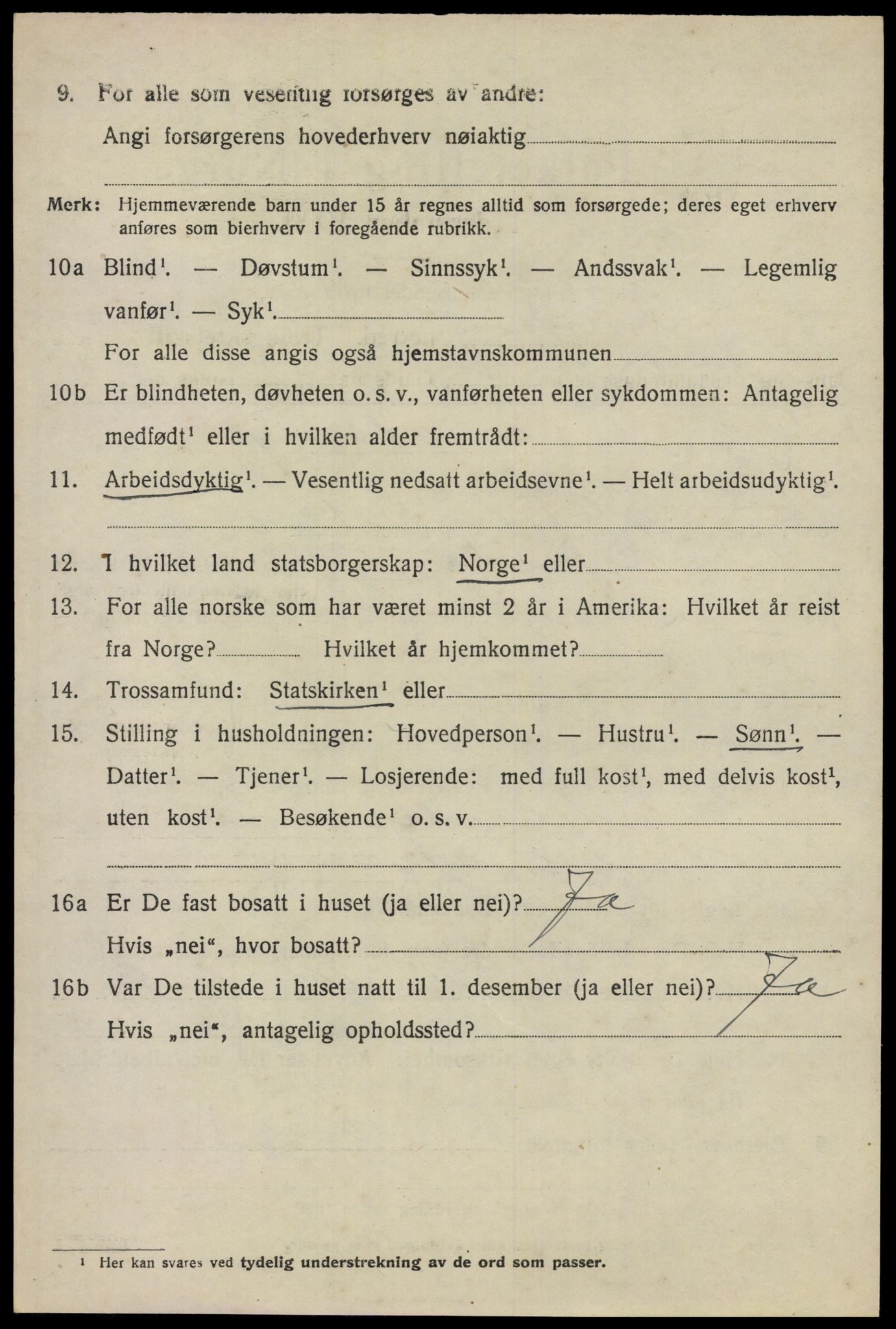 SAO, Folketelling 1920 for 0234 Gjerdrum herred, 1920, s. 1485