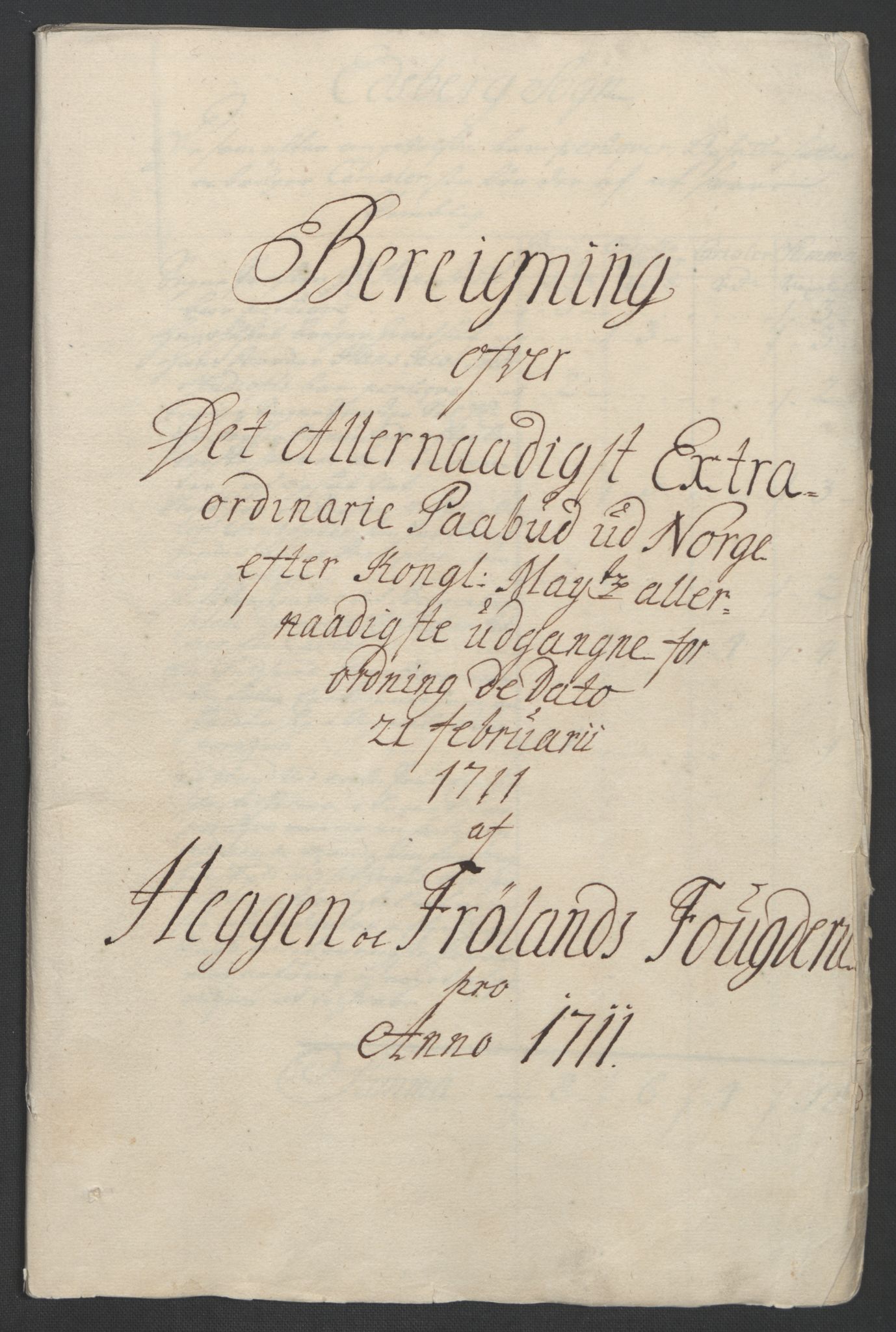 Rentekammeret inntil 1814, Reviderte regnskaper, Fogderegnskap, RA/EA-4092/R07/L0304: Fogderegnskap Rakkestad, Heggen og Frøland, 1711, s. 63