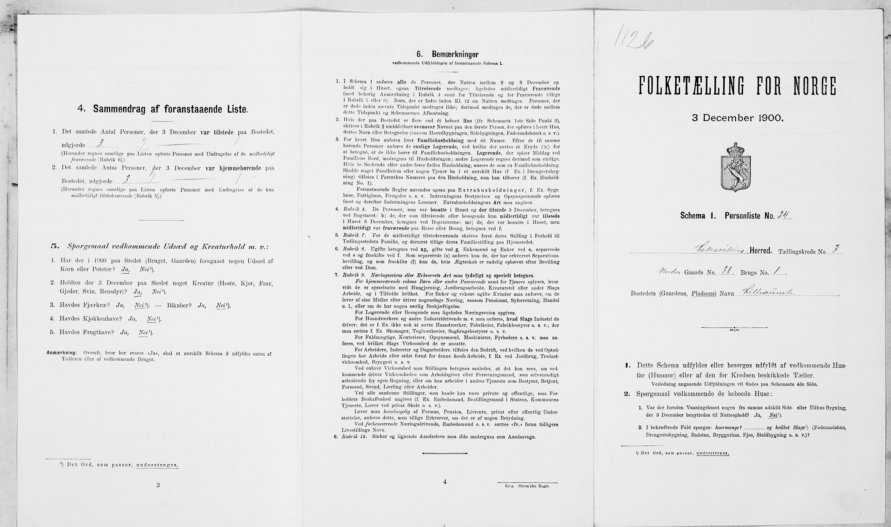 SAT, Folketelling 1900 for 1718 Leksvik herred, 1900, s. 386