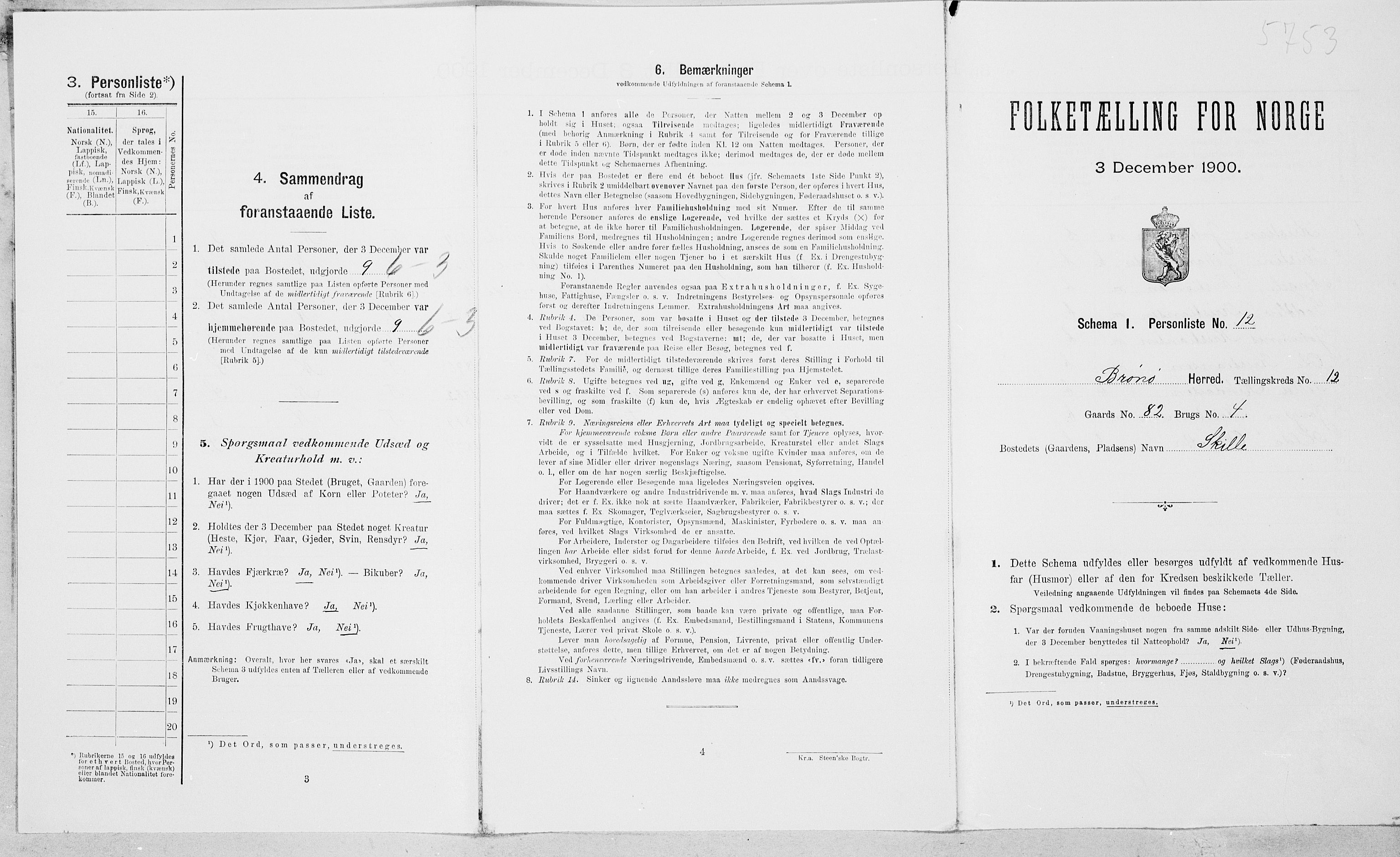 SAT, Folketelling 1900 for 1814 Brønnøy herred, 1900, s. 1475