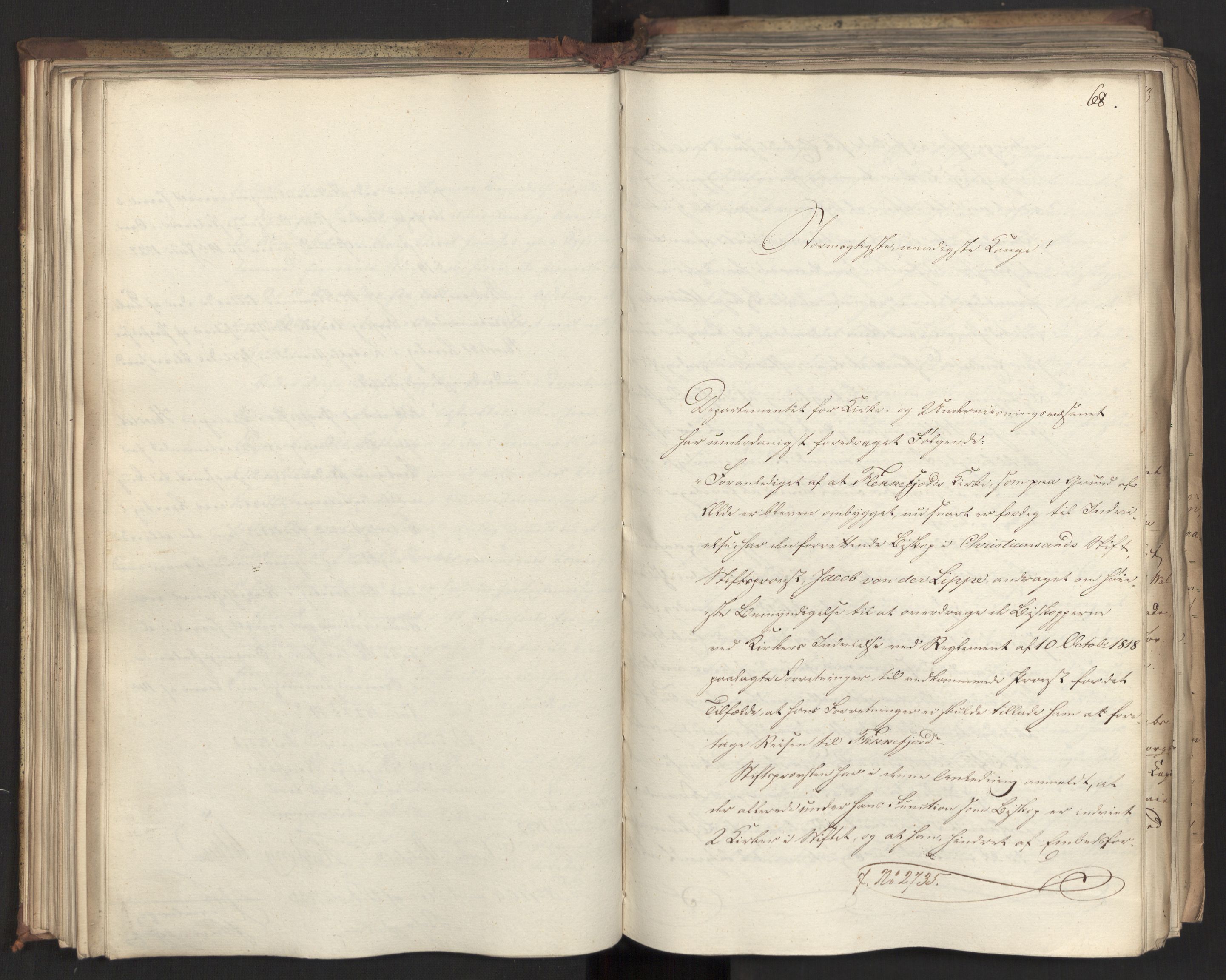 Statsrådsavdelingen i Stockholm, AV/RA-S-1003/D/Da/L0081: Regjeringsinnstillinger nr. 2700-2857, 1832, s. 124
