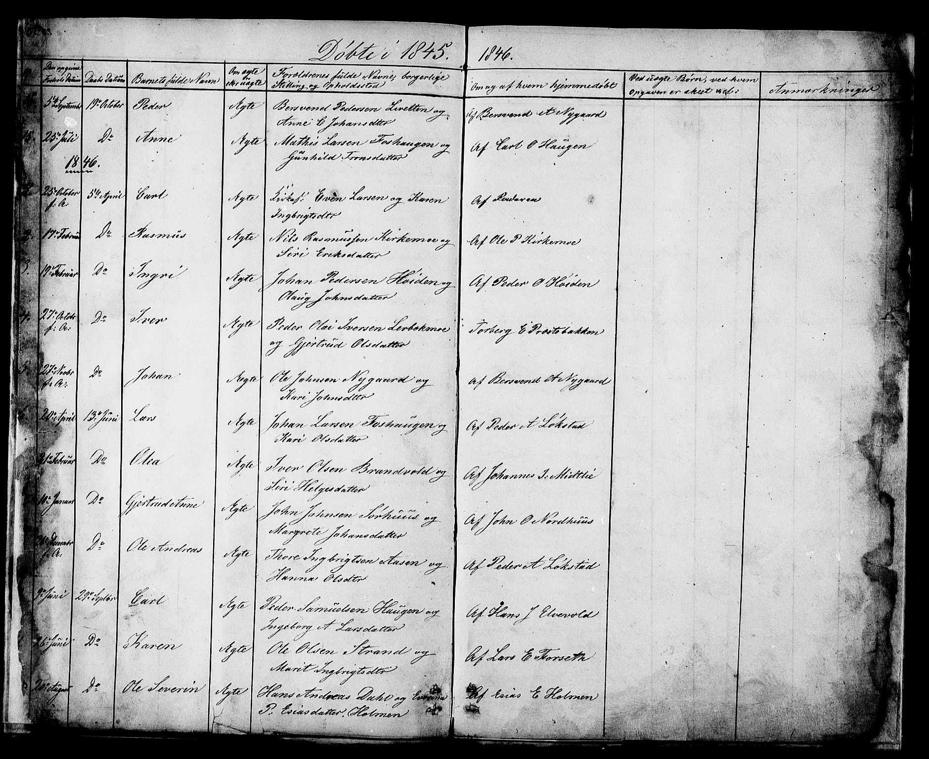 Målselv sokneprestembete, AV/SATØ-S-1311/G/Ga/Gaa/L0002kirke: Ministerialbok nr. 2, 1832-1850, s. 24-25