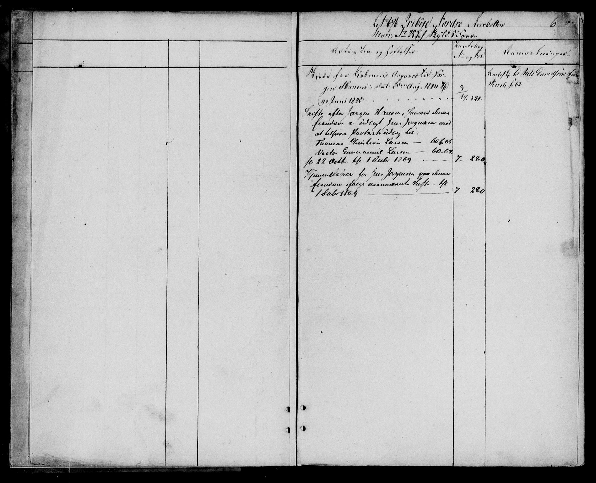 Alta fogderi/sorenskriveri, SATØ/SATØ-5/1/K/Kb/Kbb/L0019pantereg: Panteregister nr. 19, 1812-1874, s. 6