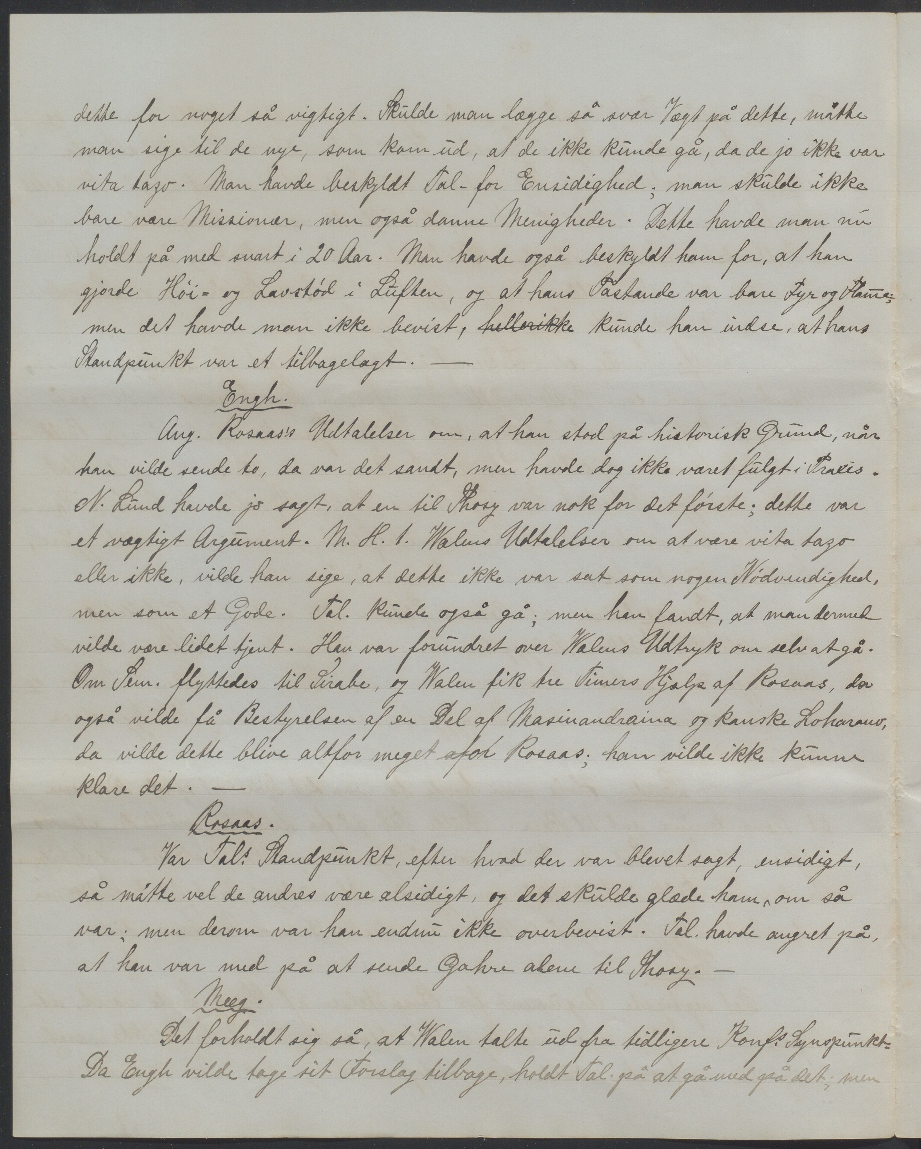 Det Norske Misjonsselskap - hovedadministrasjonen, VID/MA-A-1045/D/Da/Daa/L0038/0001: Konferansereferat og årsberetninger / Konferansereferat fra Madagaskar Innland., 1890