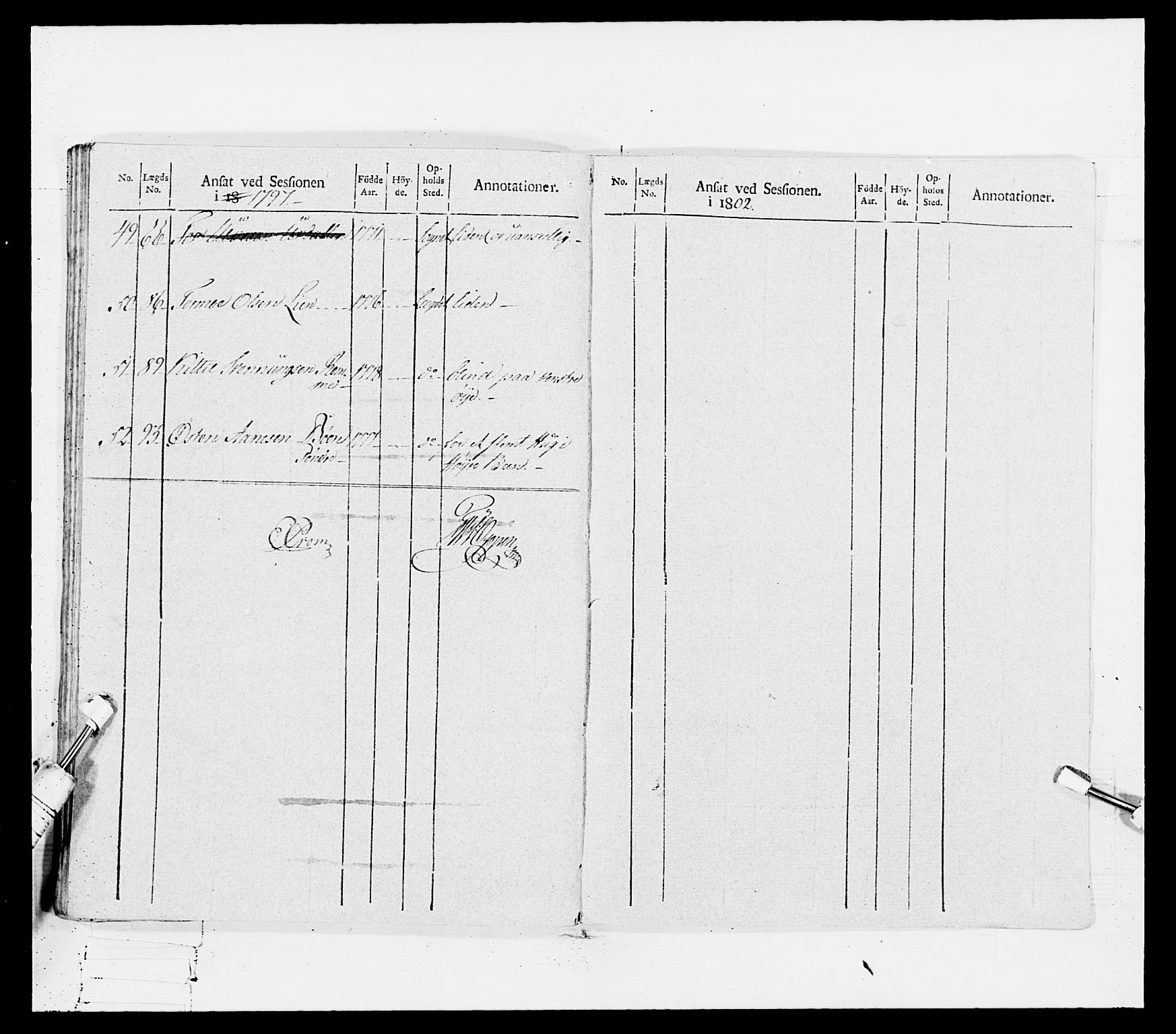 Generalitets- og kommissariatskollegiet, Det kongelige norske kommissariatskollegium, AV/RA-EA-5420/E/Eh/L0114: Telemarkske nasjonale infanteriregiment, 1789-1802, s. 364