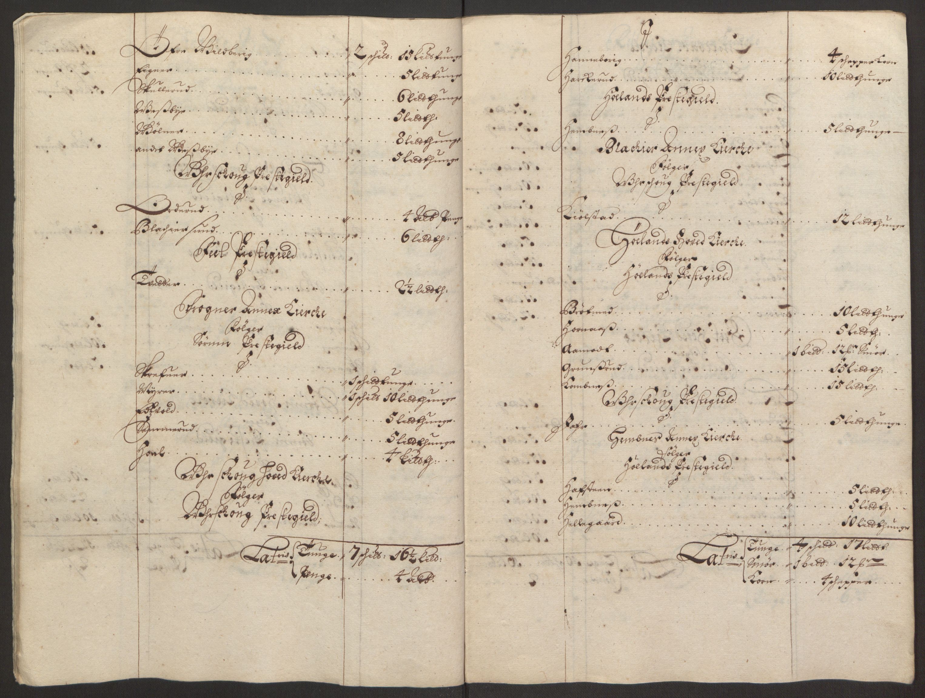 Rentekammeret inntil 1814, Reviderte regnskaper, Fogderegnskap, AV/RA-EA-4092/R11/L0579: Fogderegnskap Nedre Romerike, 1694-1695, s. 171